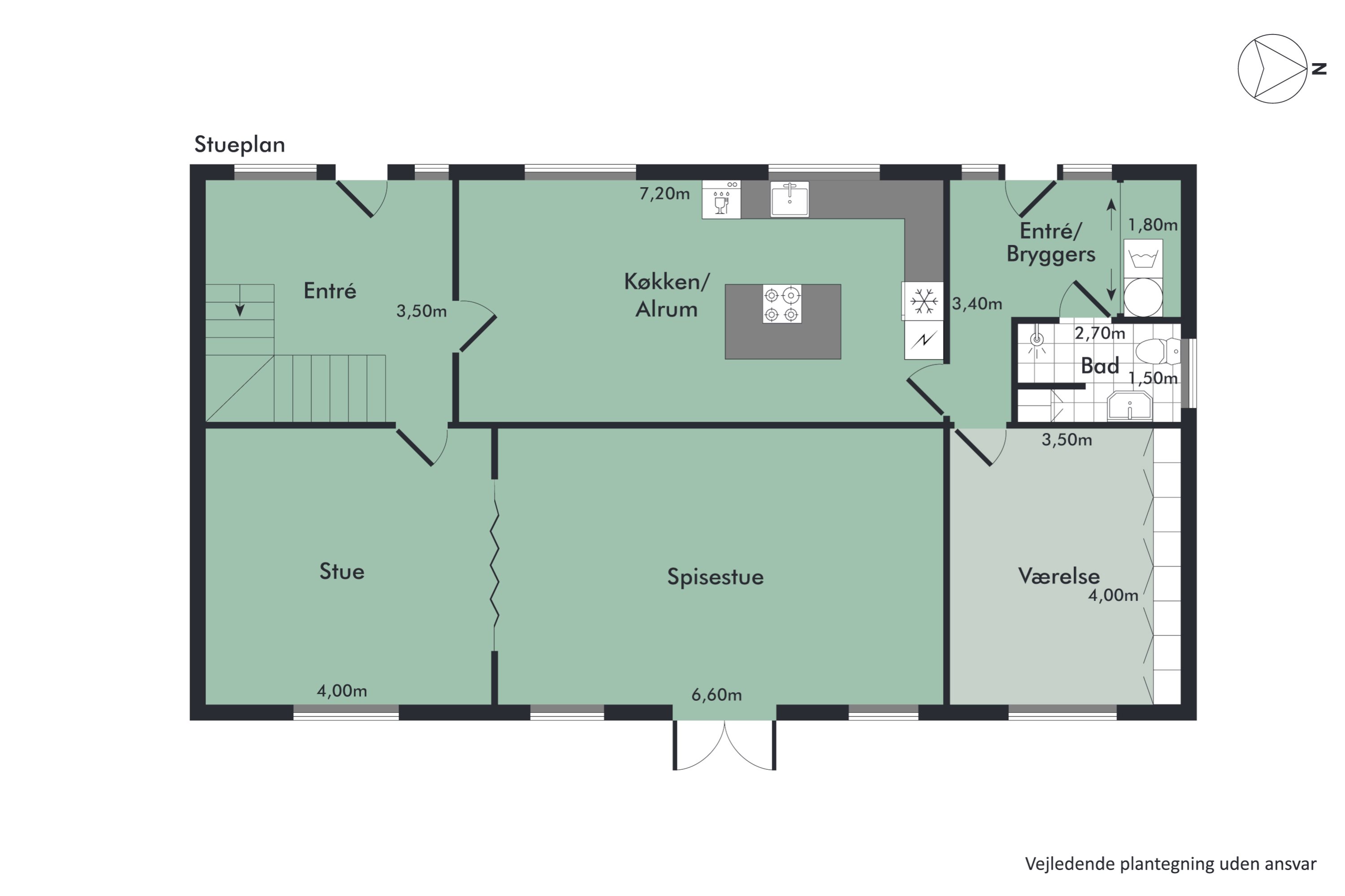 Plantegninger billede af Byrstedvej 73, 9240 Nibe