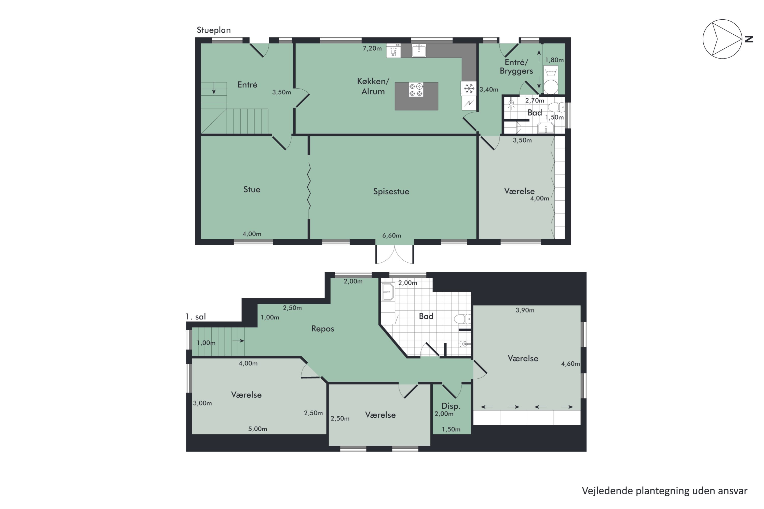 Plantegninger billede af Byrstedvej 73, 9240 Nibe