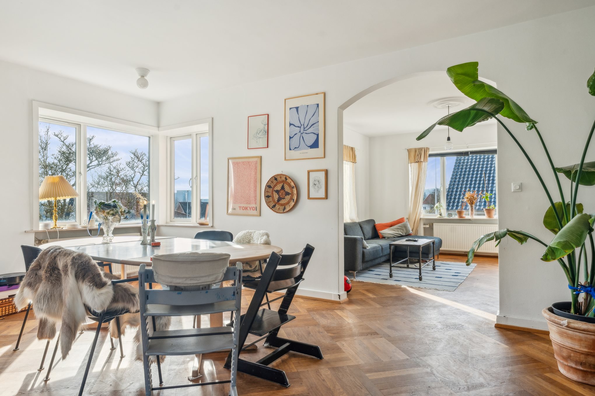 Fremhævet stue billede i fuldskærmstilstand. Billede af Stenaltvej 5, 8930 Randers NØ