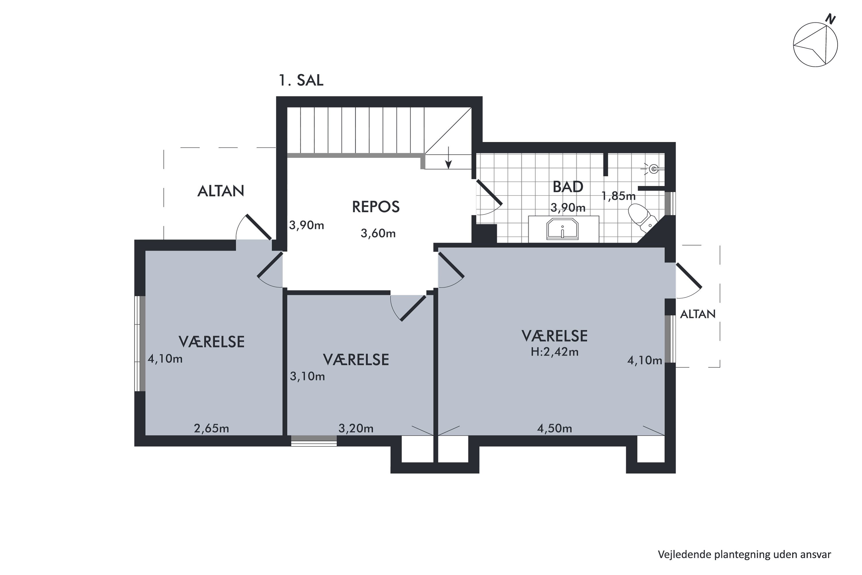 Plantegninger billede af Stenaltvej 5, 8930 Randers NØ