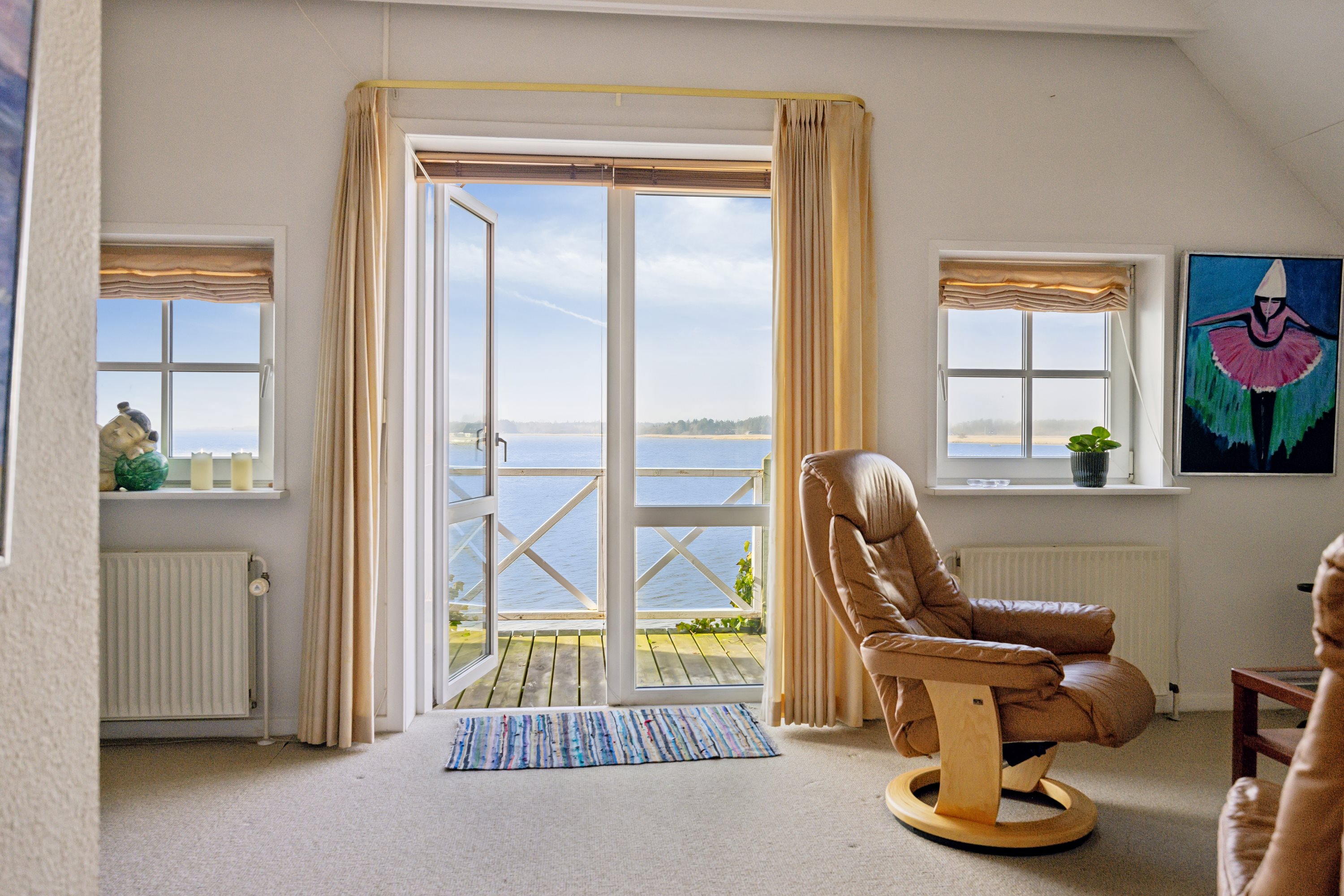 Rækkehus: Stue på Vestpieren 14, 9370 Hals