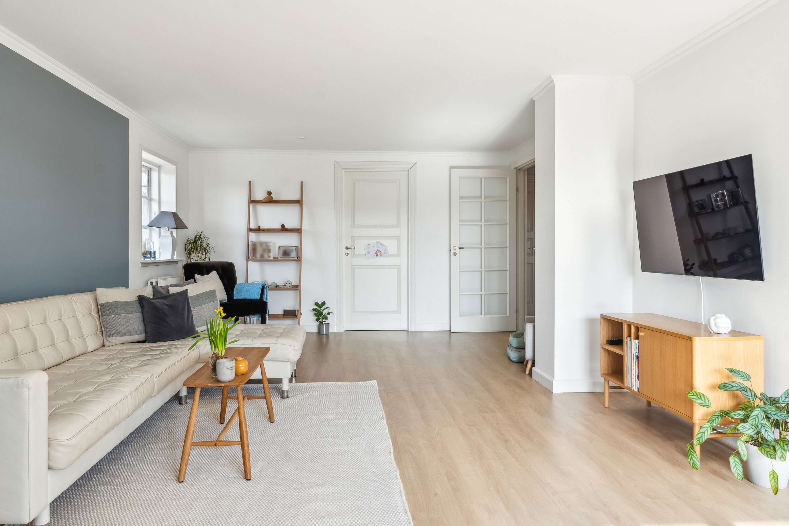 Fremhævet stue billede i fuldskærmstilstand. Billede af Skrænten 9, Ø Tørslev, 8983 Gjerlev J