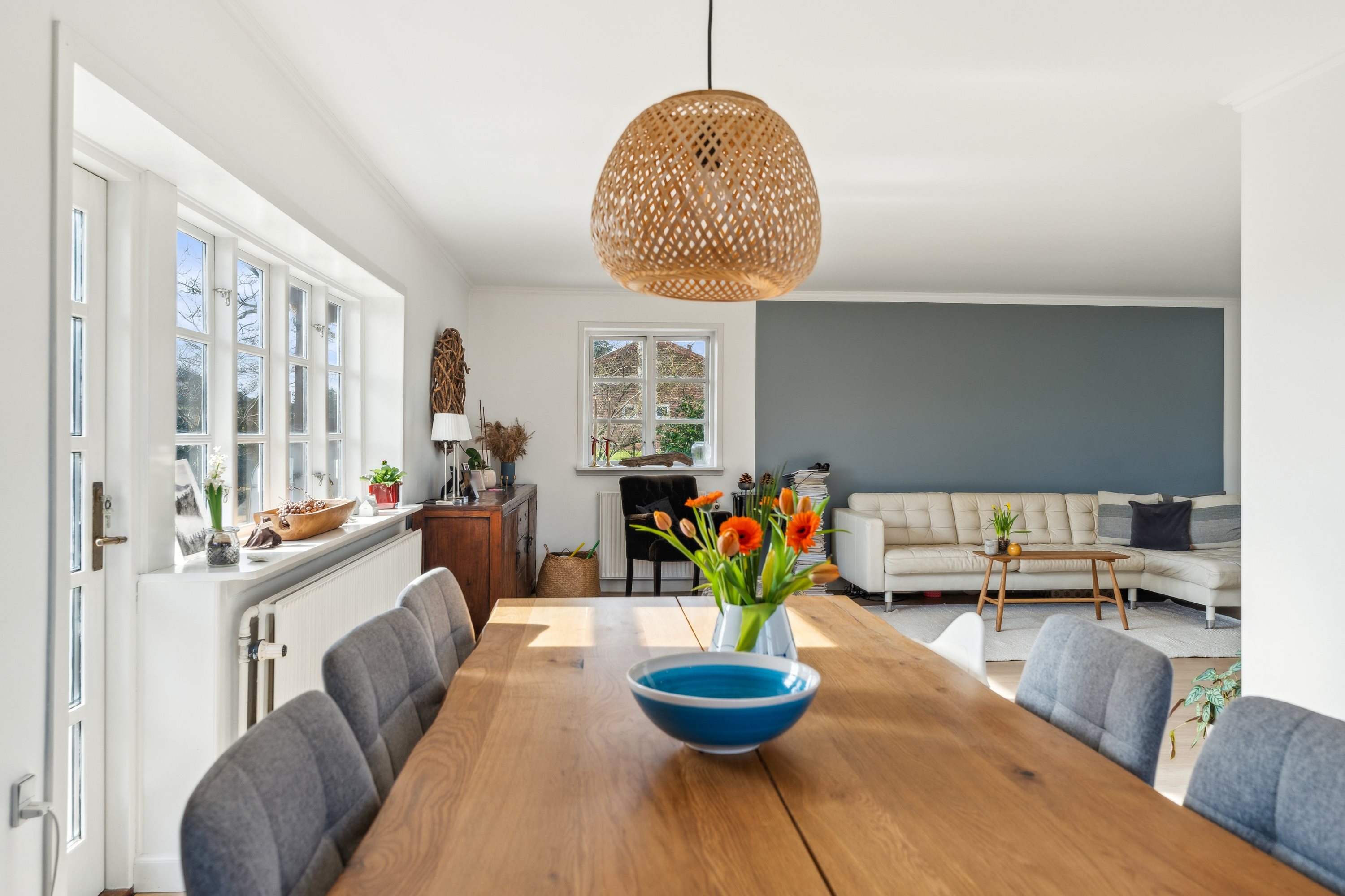 Fremhævet stue billede i fuldskærmstilstand. Billede af Skrænten 9, Ø Tørslev, 8983 Gjerlev J