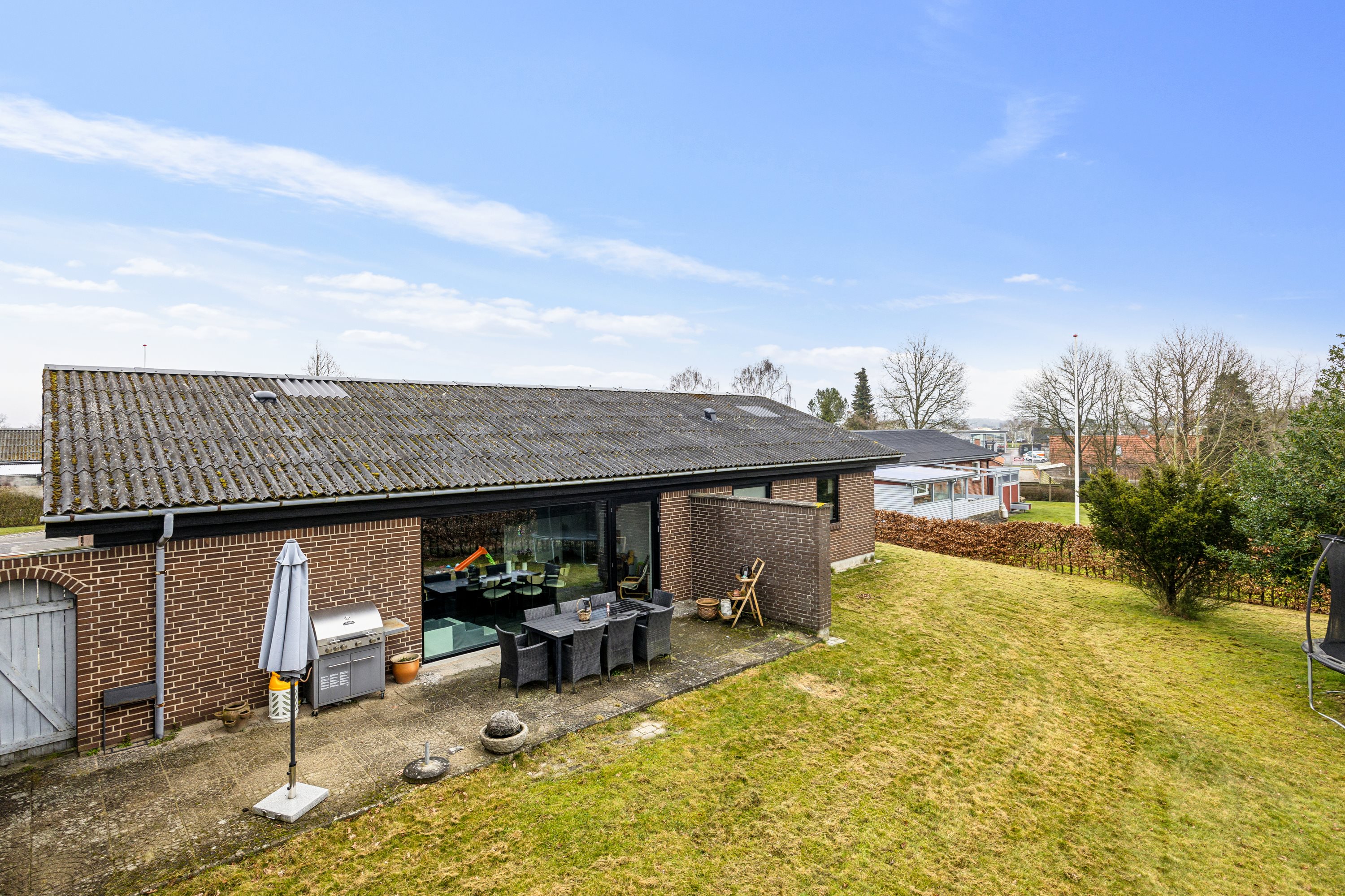 Fremhævet terrassen billede i fuldskærmstilstand. Billede af Farvervænget 73, 9500 Hobro