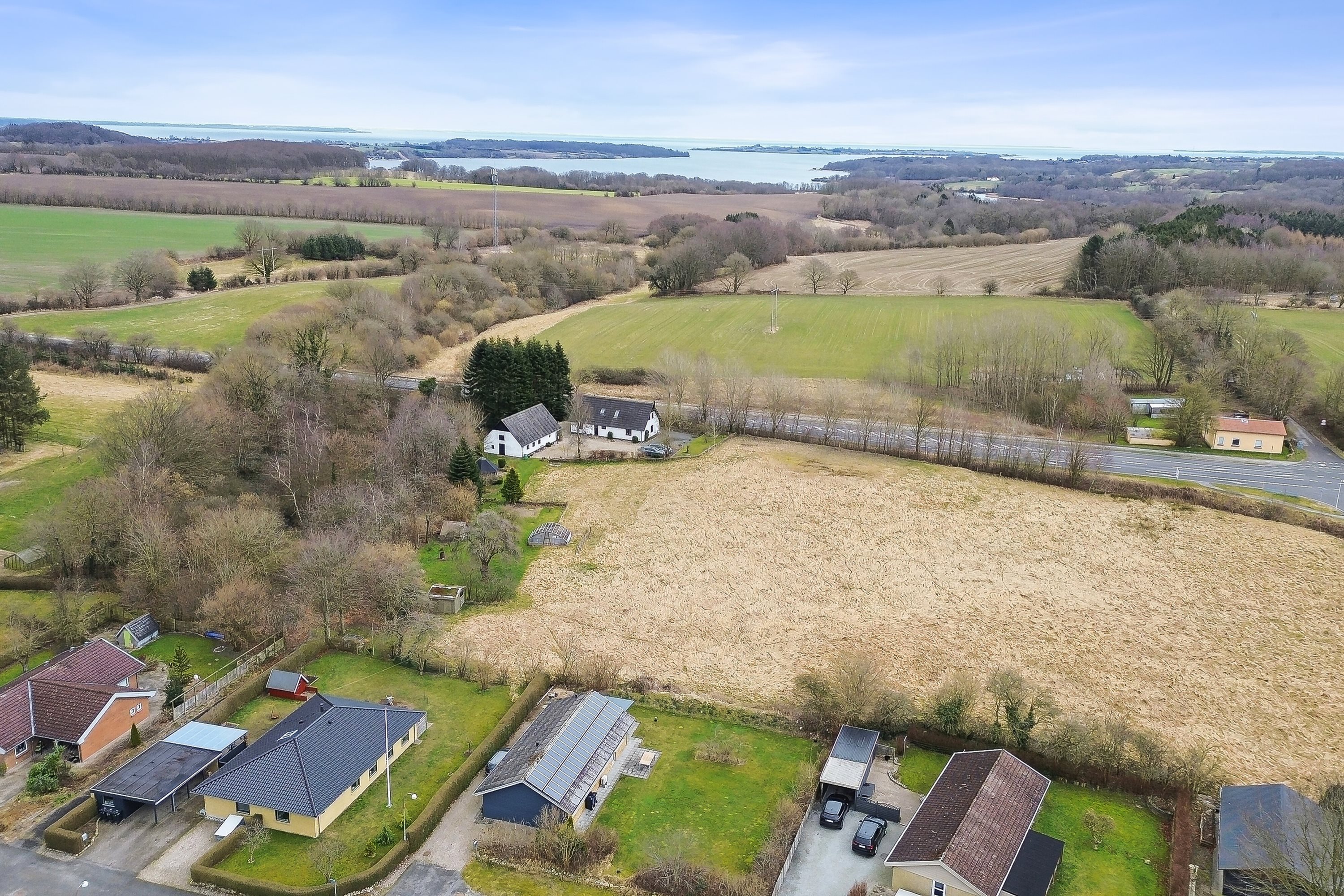 Fremhævet luftfoto billede i fuldskærmstilstand. Billede af Haderslevvej 469, Genner, 6230 Rødekro