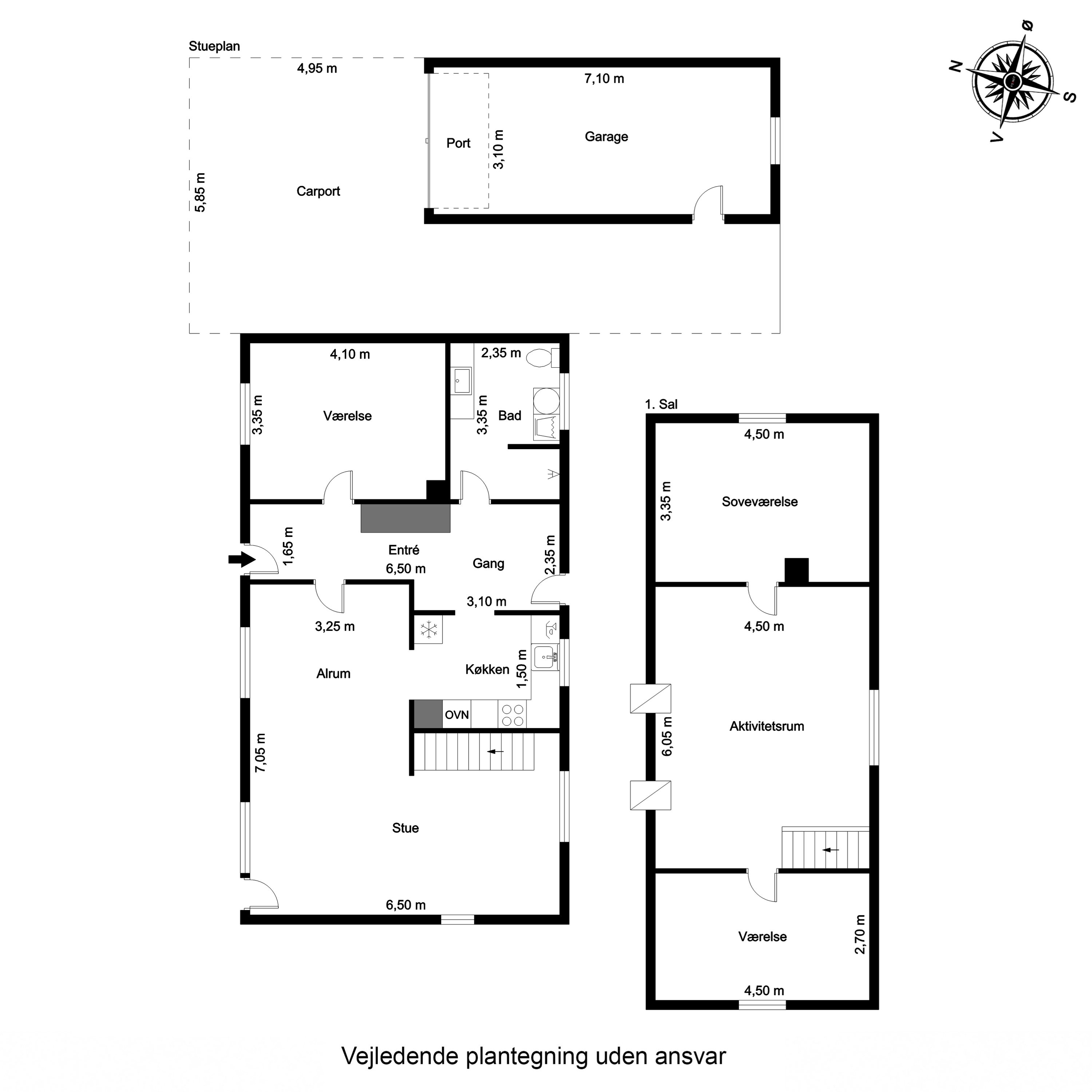 Plantegninger billede af Kalhavevej 63, Kalhave, 7171 Uldum