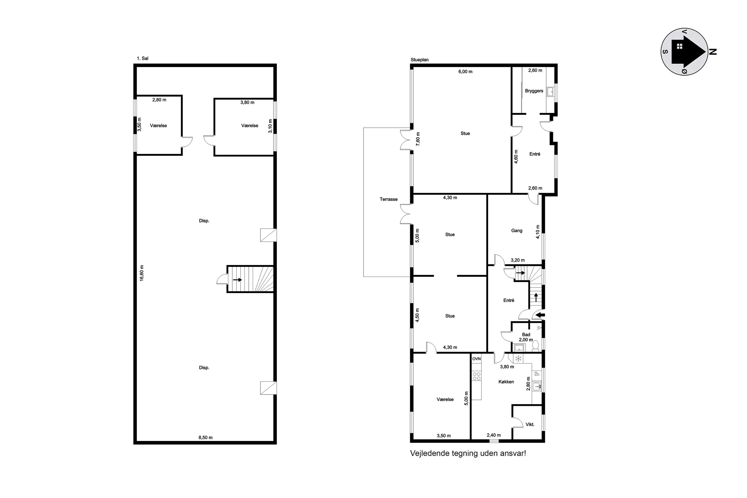 Plantegninger billede af Grænsevej 20, Sæd, 6270 Tønder