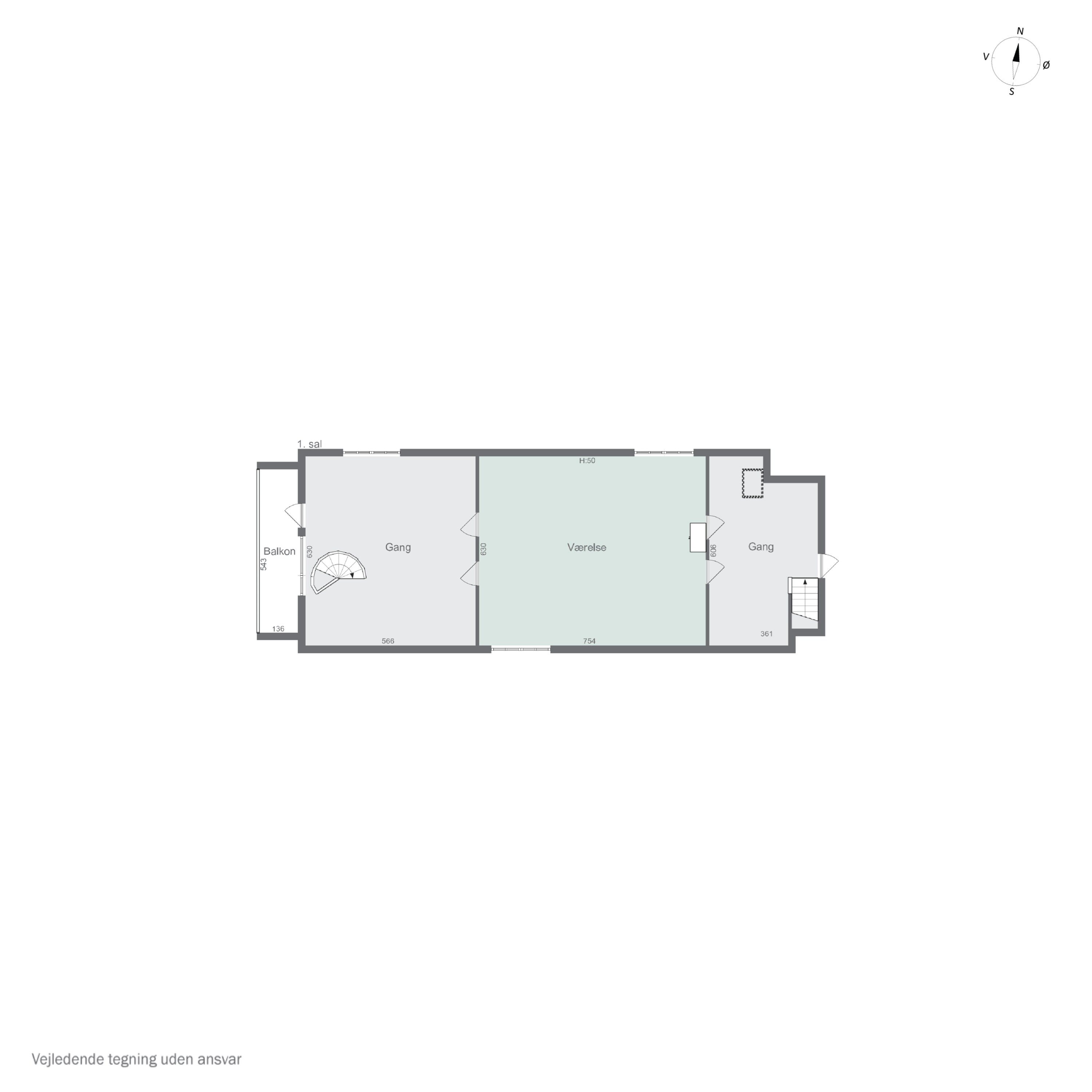 Plantegninger billede af Skovgyden 53, Ørritslev Skov, 5450 Otterup