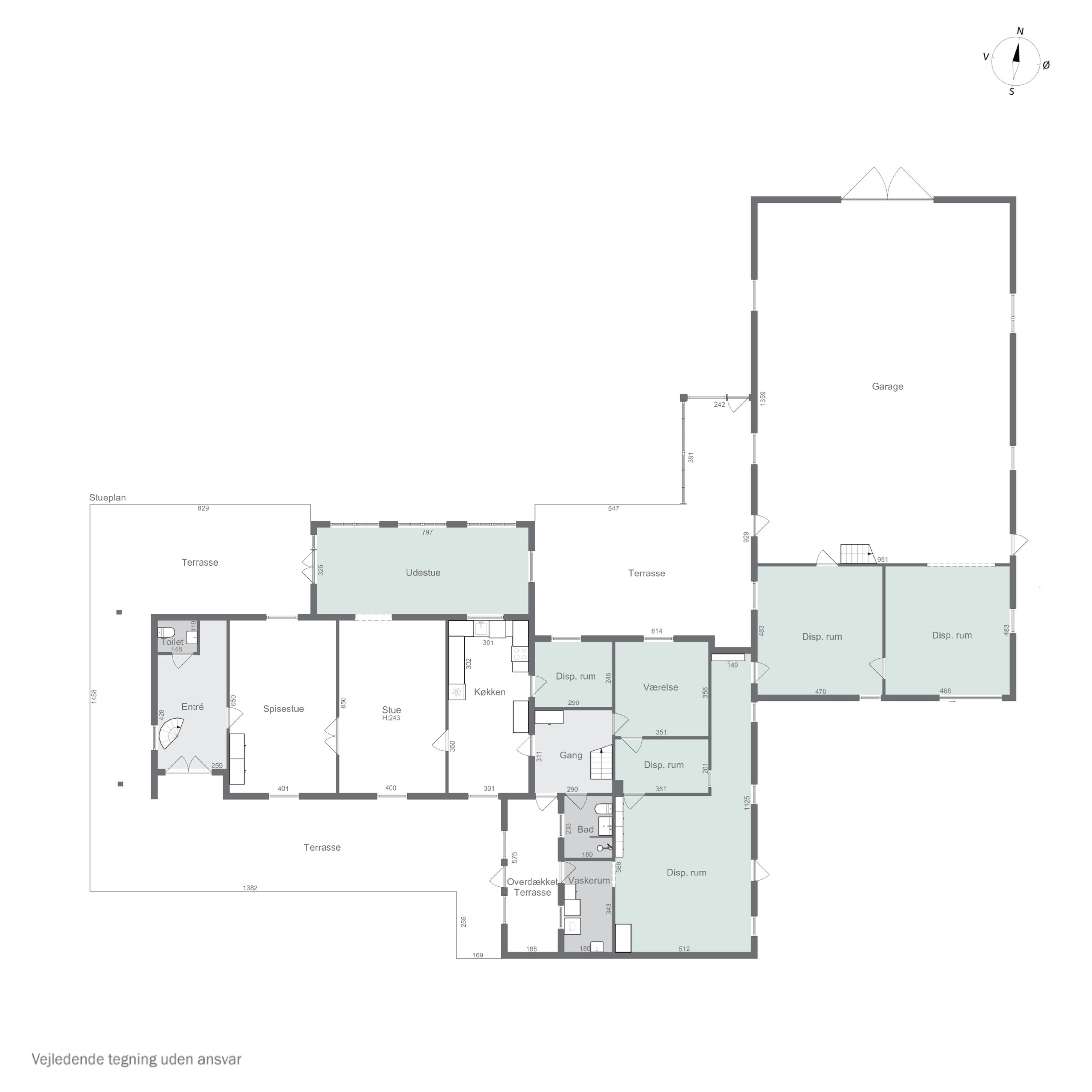 Plantegninger billede af Skovgyden 53, Ørritslev Skov, 5450 Otterup