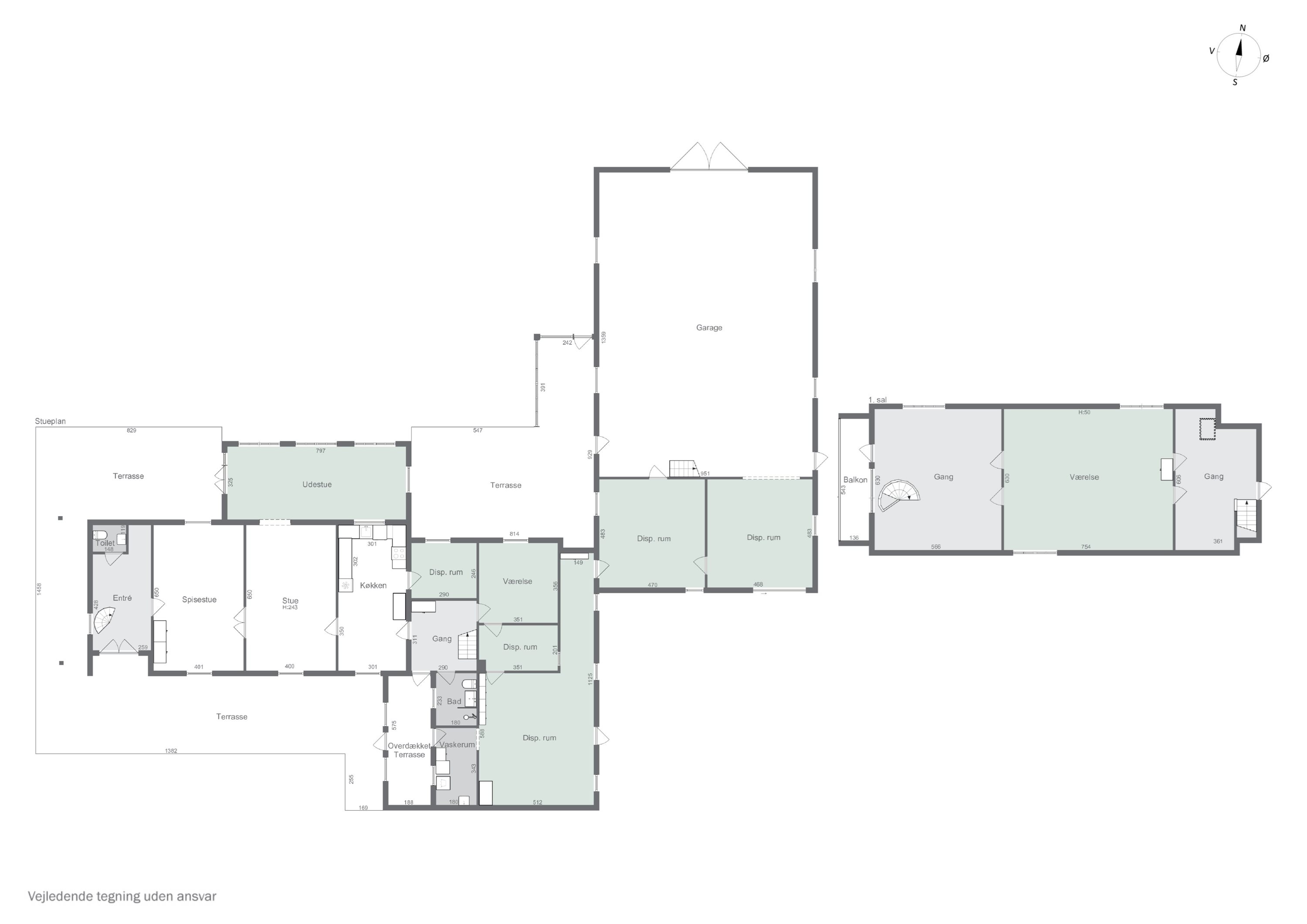 Plantegninger billede af Skovgyden 53, Ørritslev Skov, 5450 Otterup