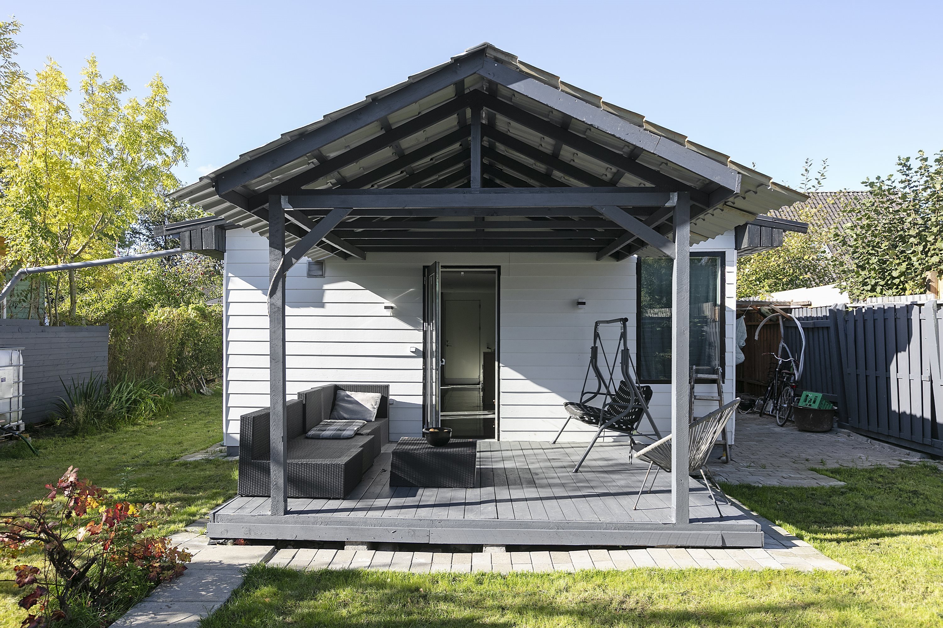 Fremhævet terrasse billede i fuldskærmstilstand. Billede af Pilegårdens Haveby 17, 2860 Søborg