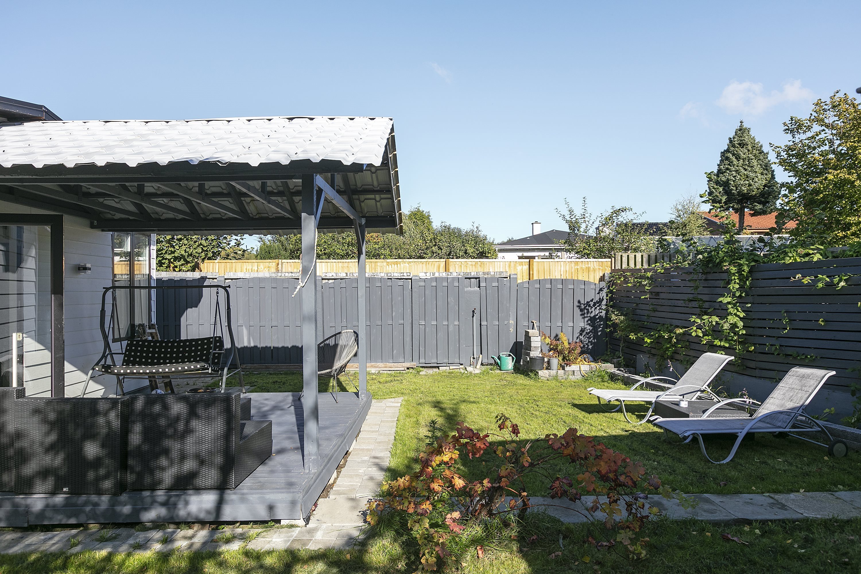 Fremhævet terrasse billede i fuldskærmstilstand. Billede af Pilegårdens Haveby 17, 2860 Søborg