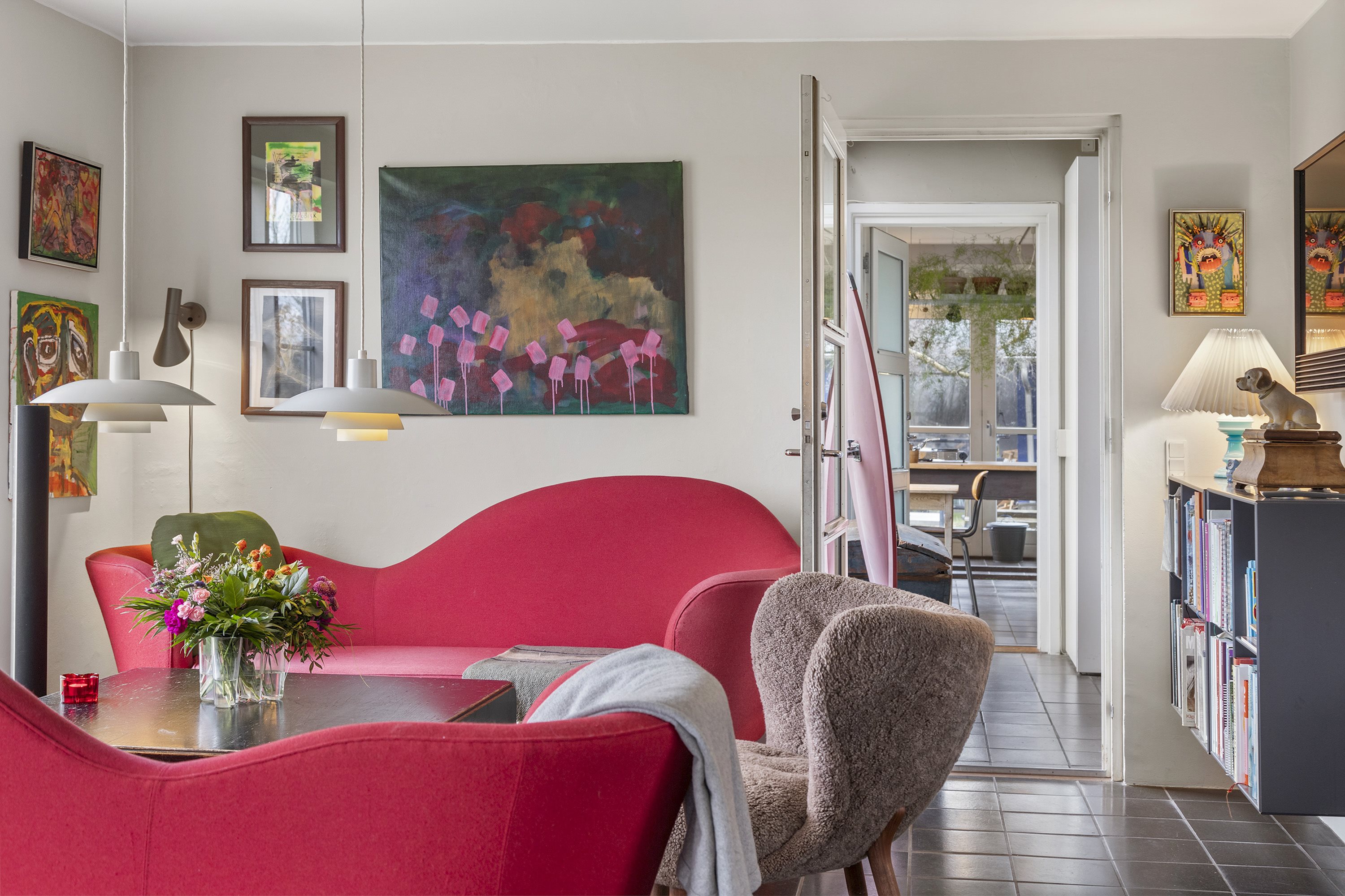 Fremhævet stue billede i fuldskærmstilstand. Billede af Elkærvej 6, Tversted, 9881 Bindslev