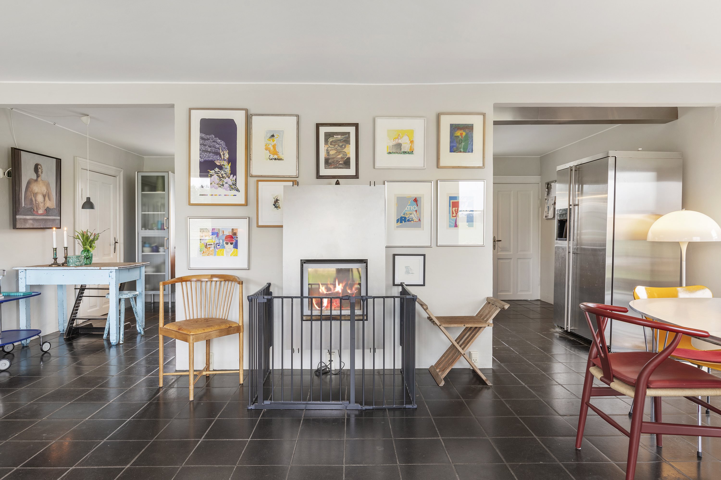 Fremhævet stue billede i fuldskærmstilstand. Billede af Elkærvej 6, Tversted, 9881 Bindslev