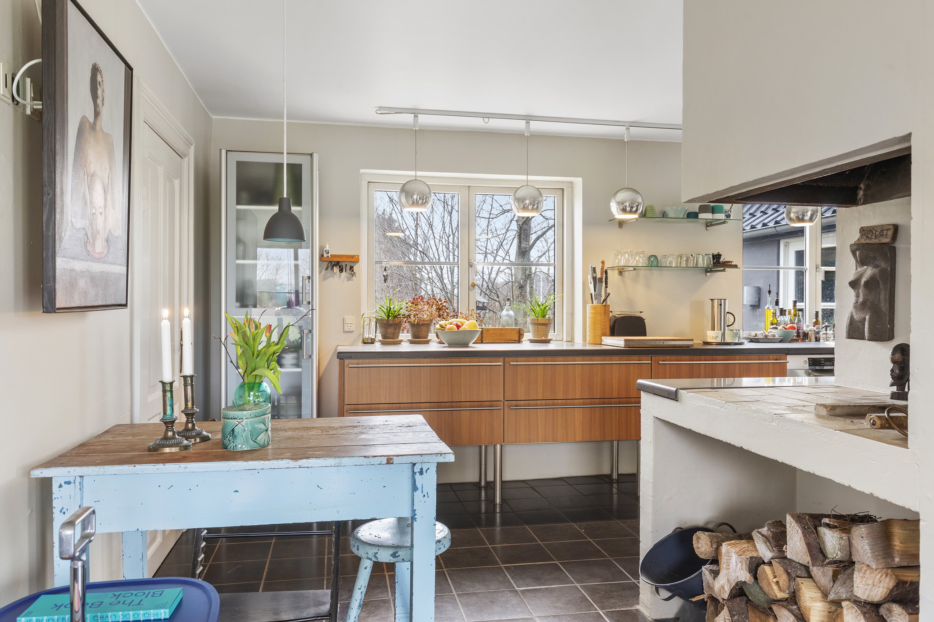 Fremhævet køkken billede i fuldskærmstilstand. Billede af Elkærvej 6, Tversted, 9881 Bindslev