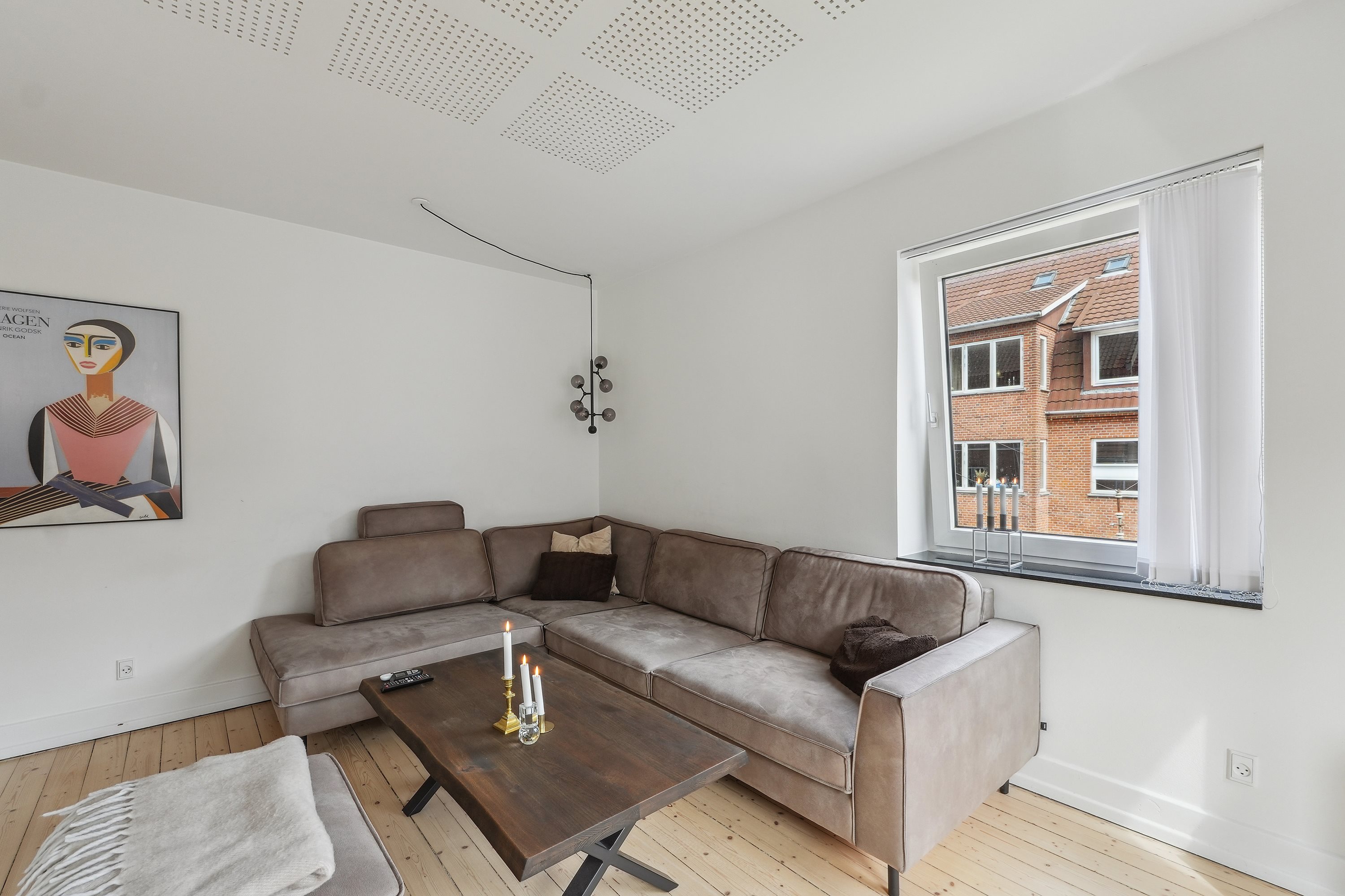 Fremhævet stue billede i fuldskærmstilstand. Billede af Schleppegrellsgade 67, 2. th., 9000 Aalborg