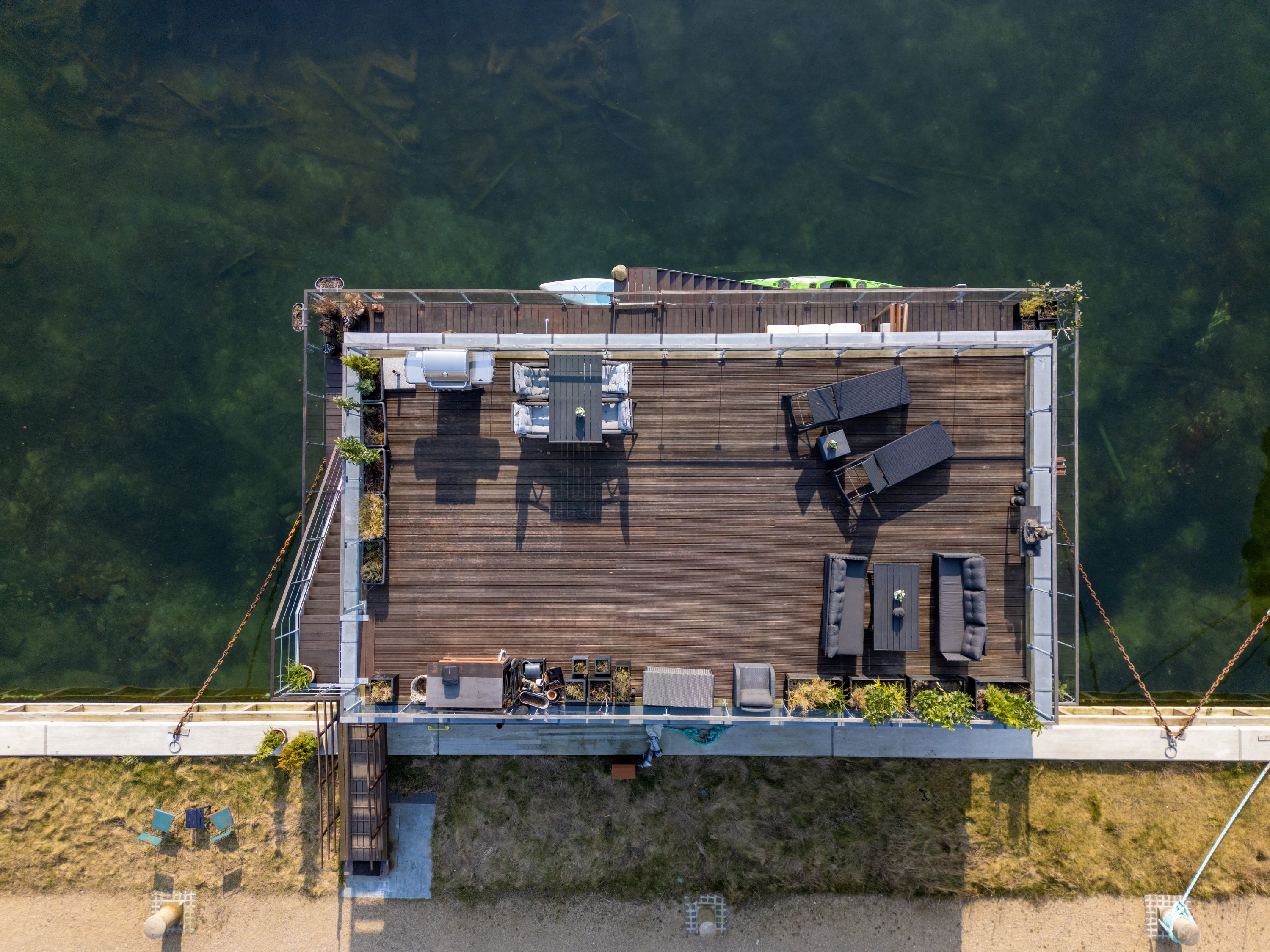 Fremhævet drone billede i fuldskærmstilstand. Billede af William Wains Gade 13A, 1432 København K