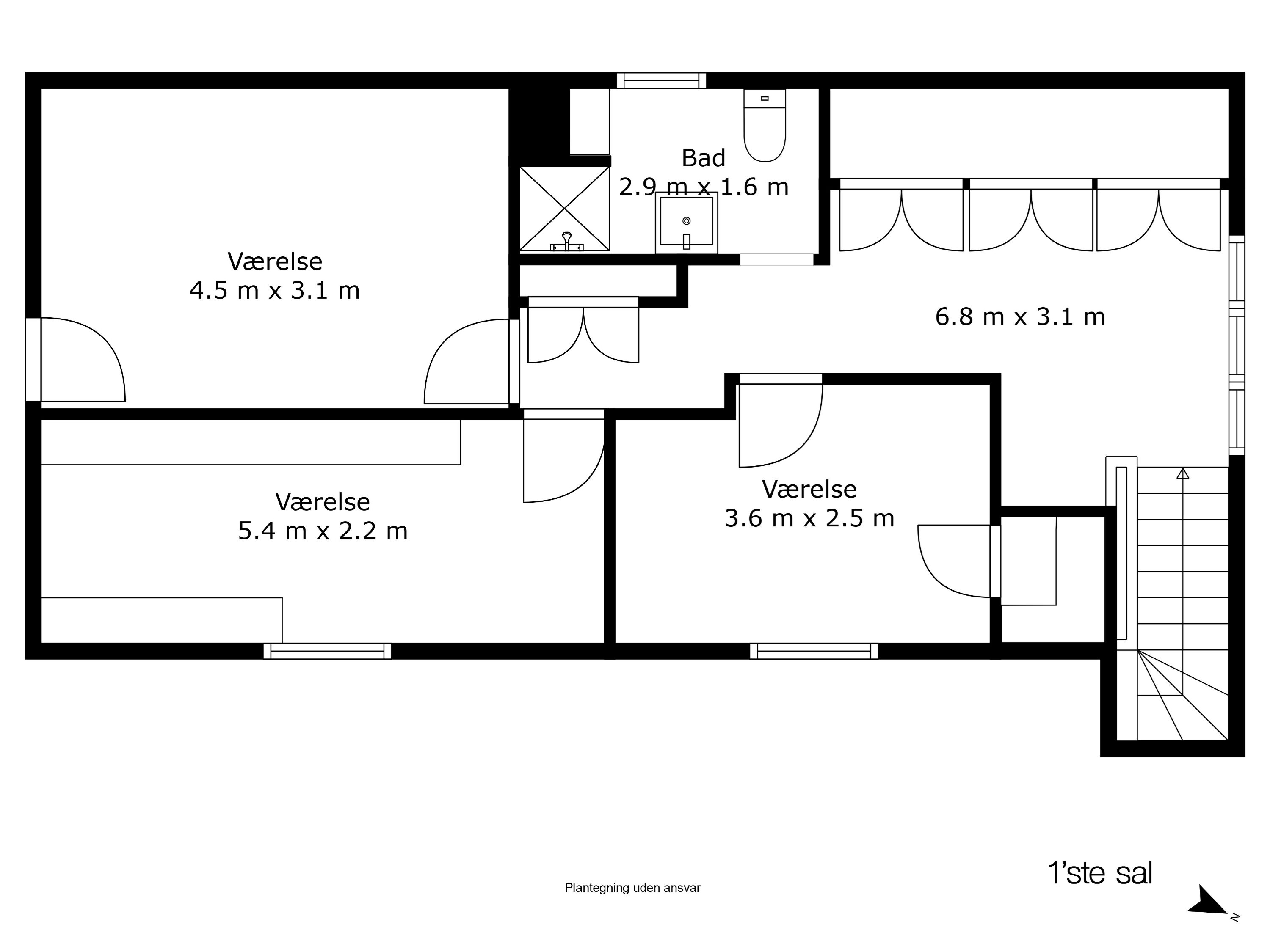 Plantegninger billede af Højrupvej 13, Højrup, 5750 Ringe