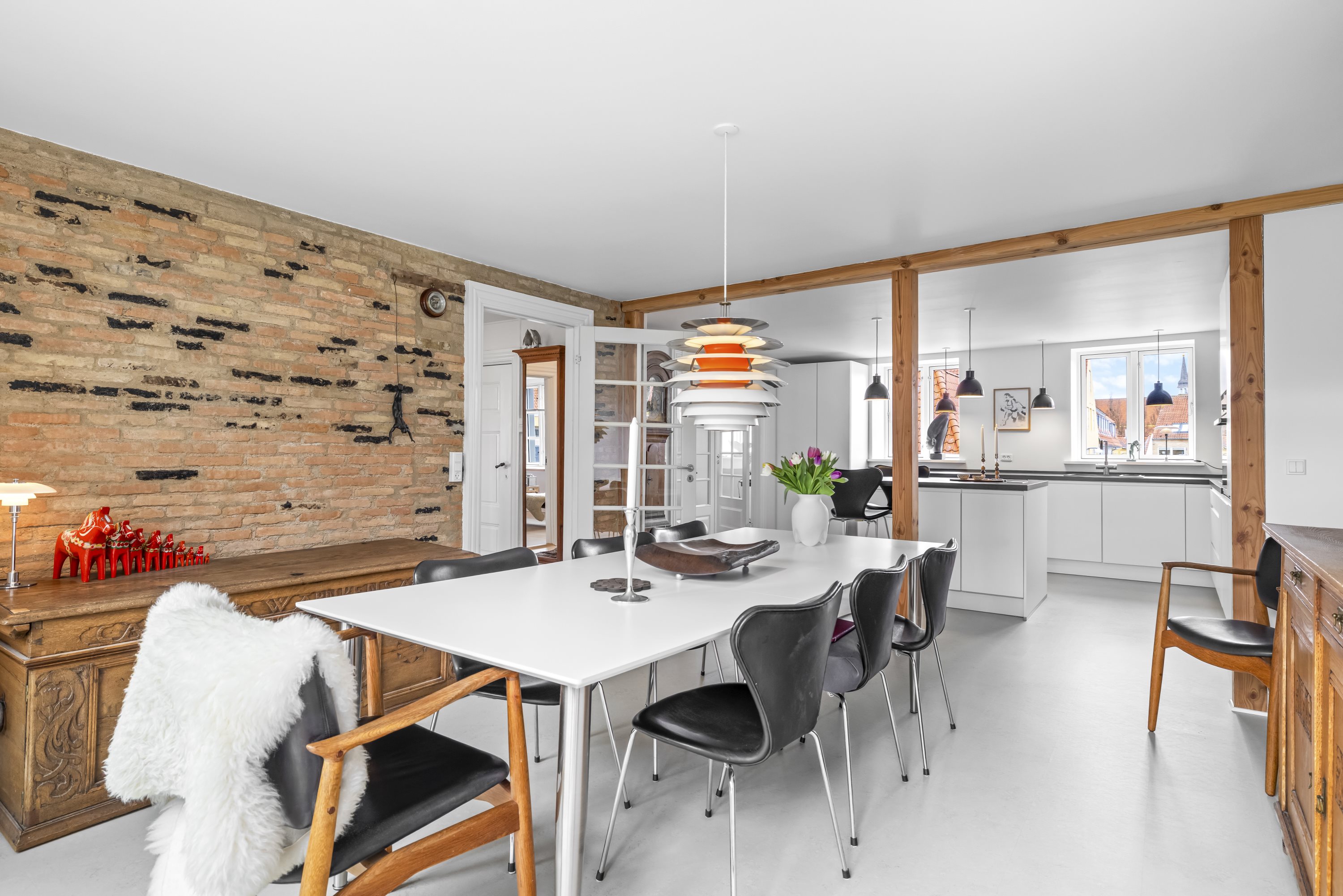 Fremhævet stue billede i fuldskærmstilstand. Billede af Østergade 26B, 5600 Faaborg