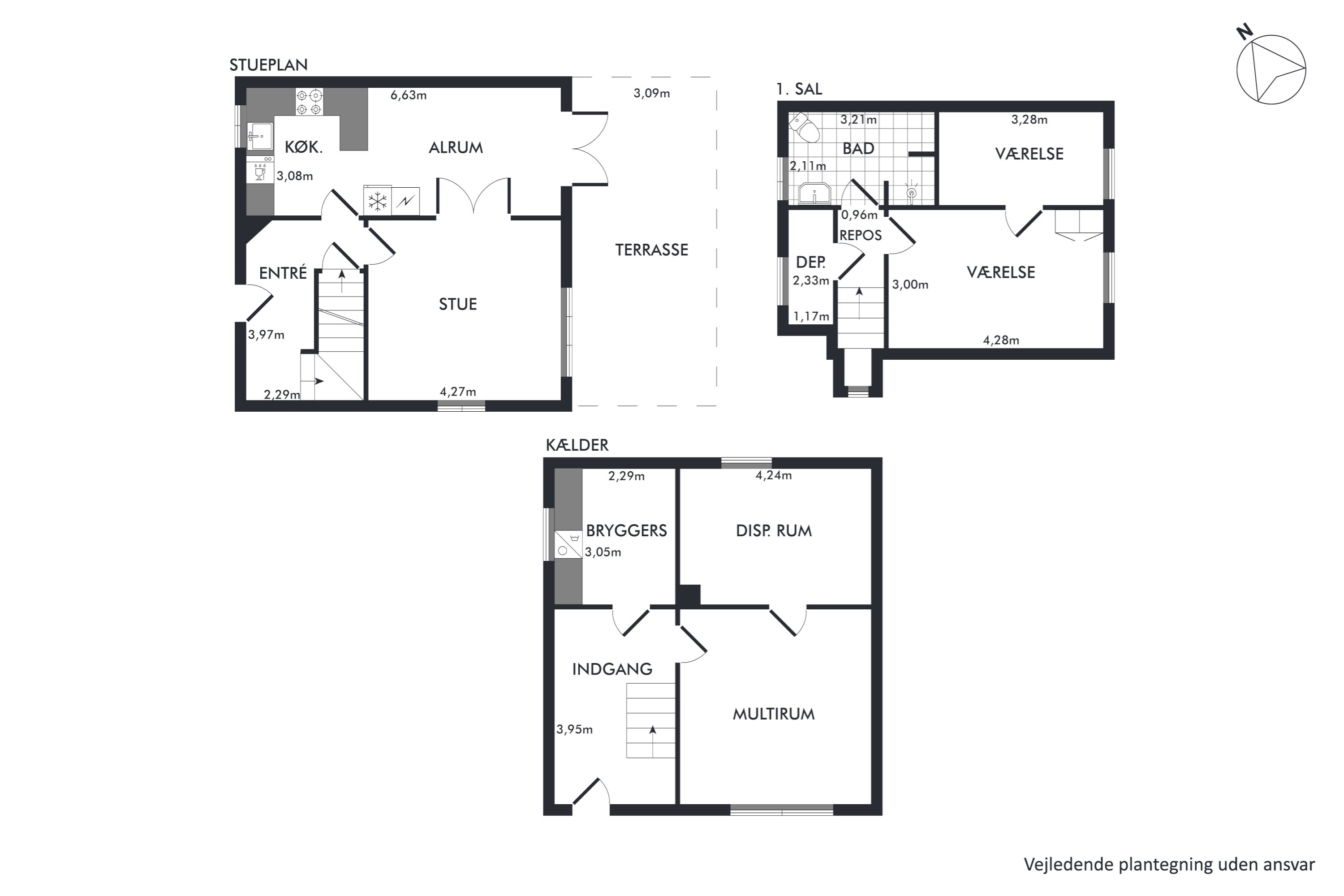 Plantegninger billede af Kildedalsvej 4, 8832 Skals
