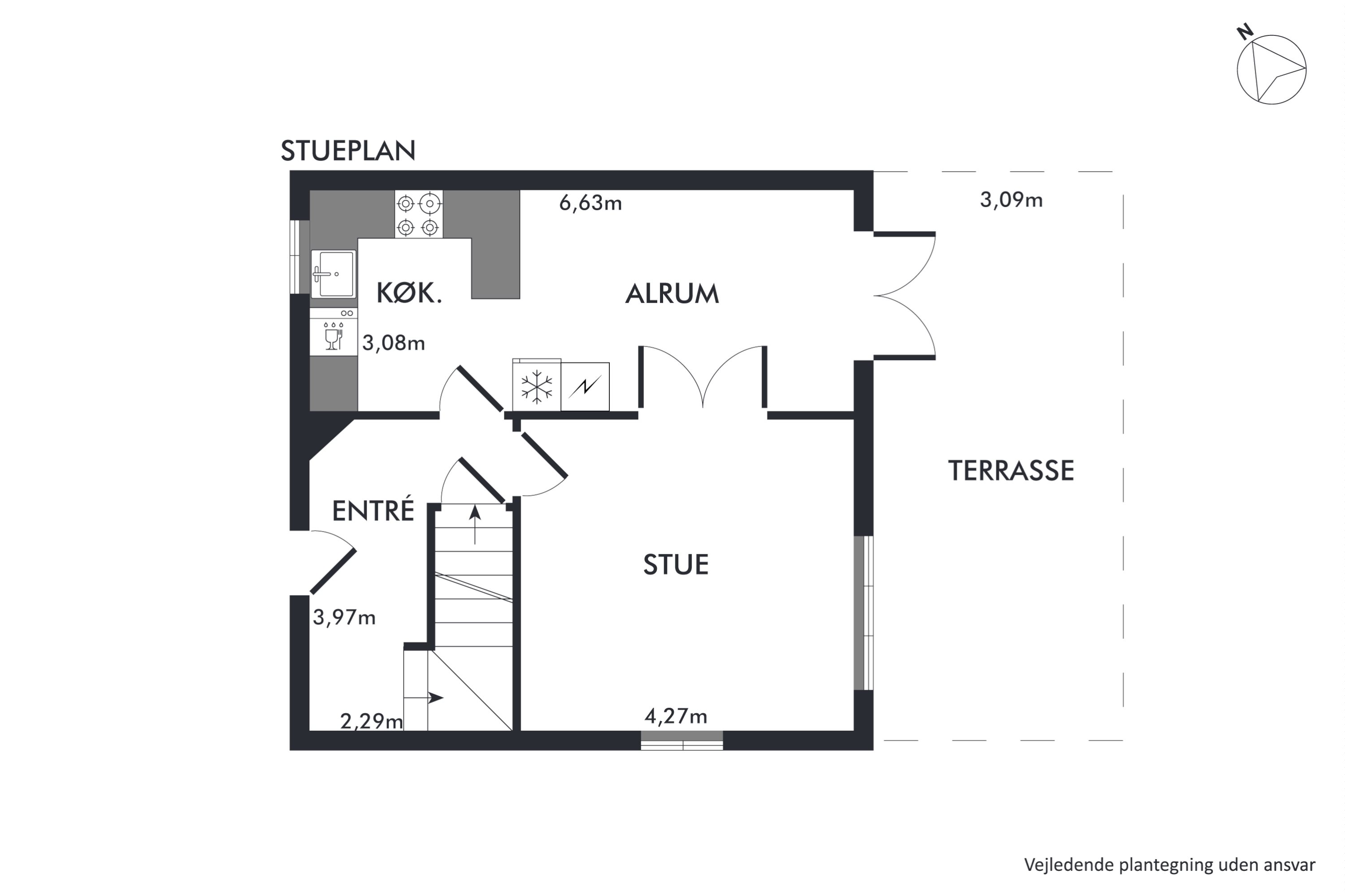 Plantegninger billede af Kildedalsvej 4, 8832 Skals