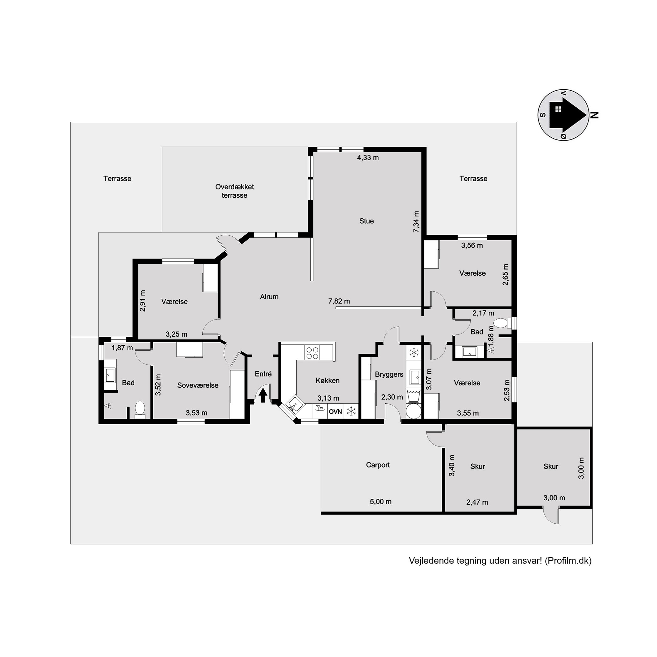 Plantegninger billede af Hechtsvej 28, 6052 Viuf