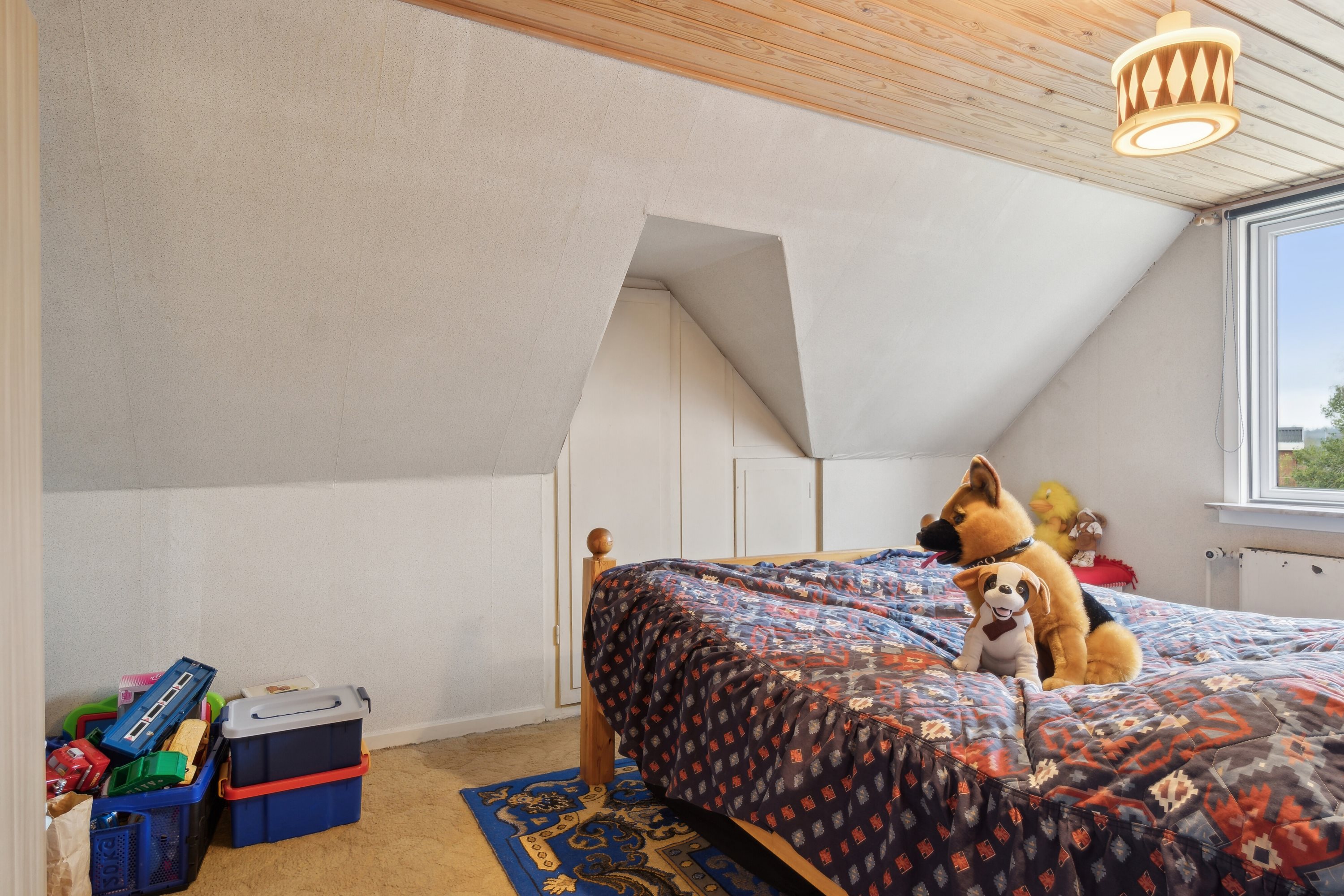 Fremhævet soveværelse billede i fuldskærmstilstand. Billede af Kirkegade 5, 5884 Gudme