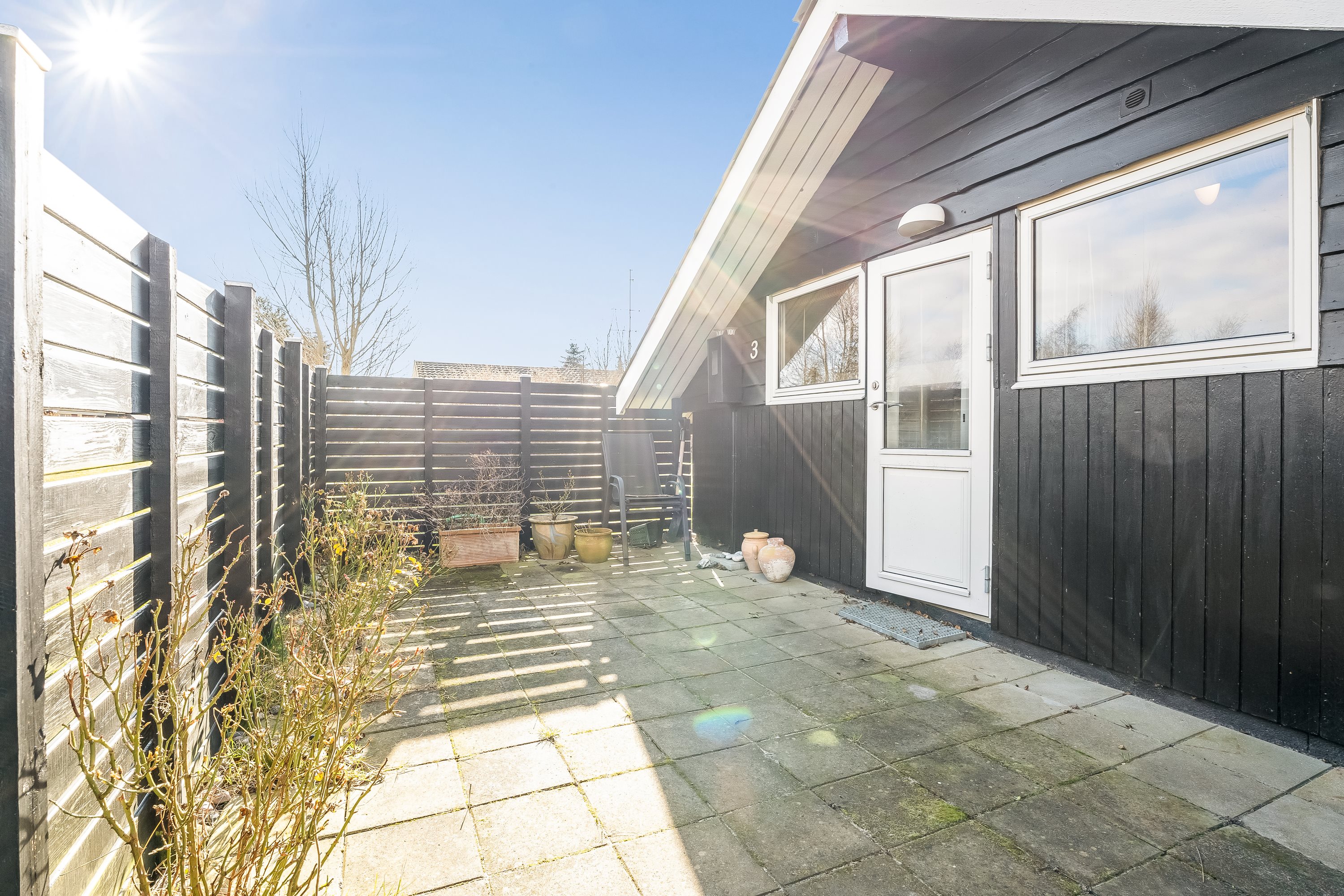 Fremhævet terrasse billede i fuldskærmstilstand. Billede af Smedestræde 3, Hummingen, 4983 Dannemare