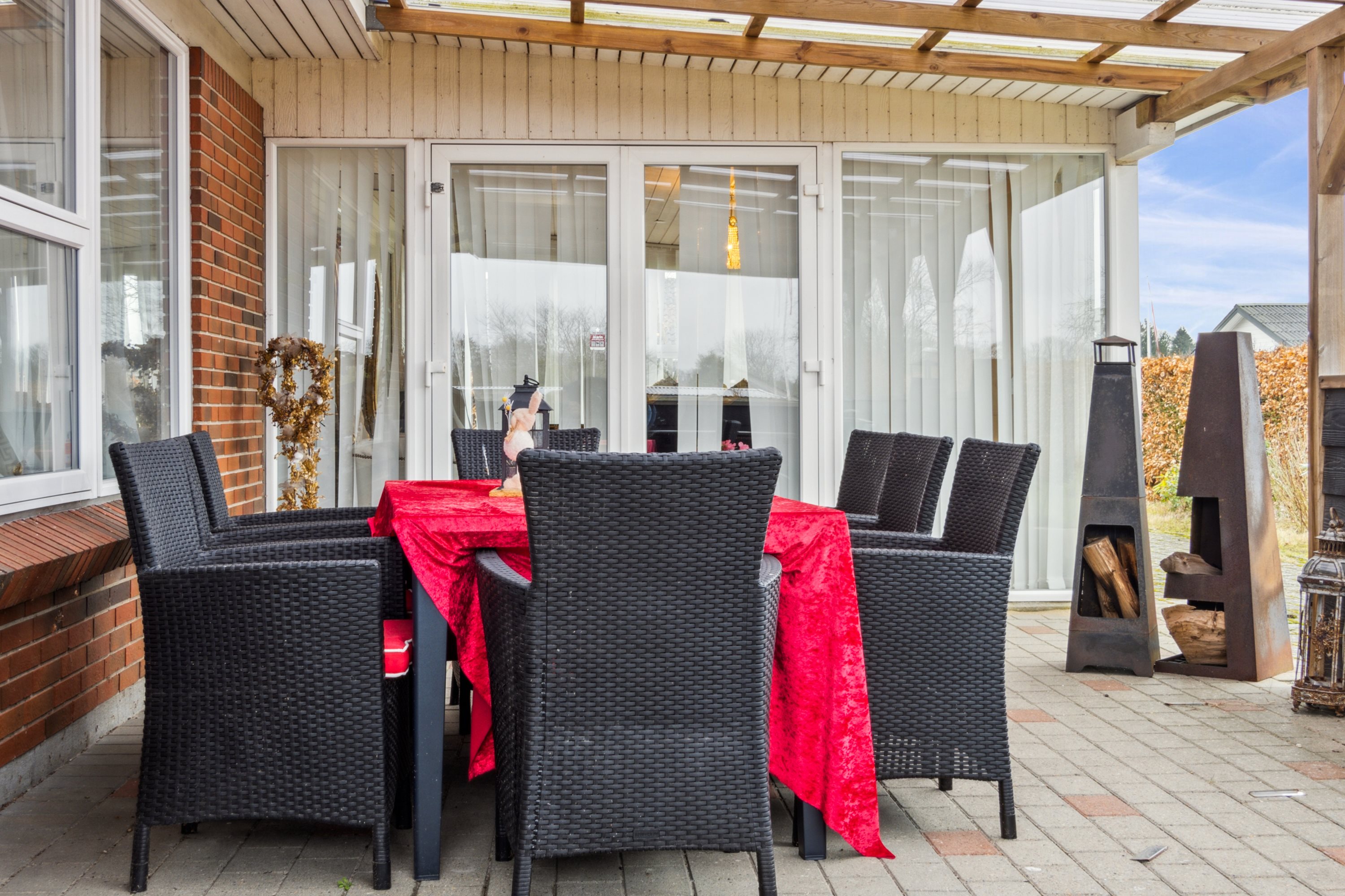 Fremhævet terrasse billede i fuldskærmstilstand. Billede af Svalevej 20, Mønsted, 8800 Viborg