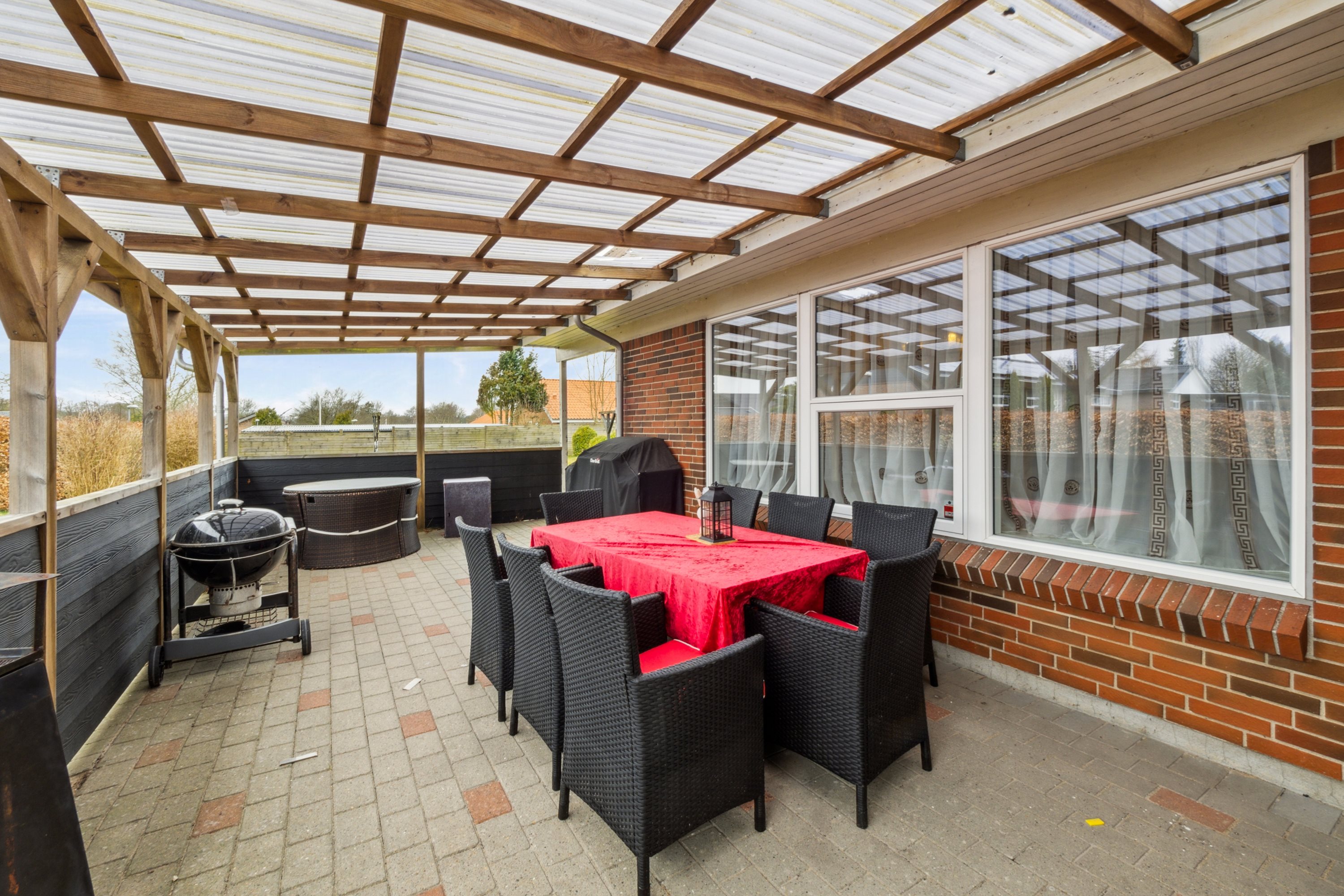 Fremhævet terrasse billede i fuldskærmstilstand. Billede af Svalevej 20, Mønsted, 8800 Viborg