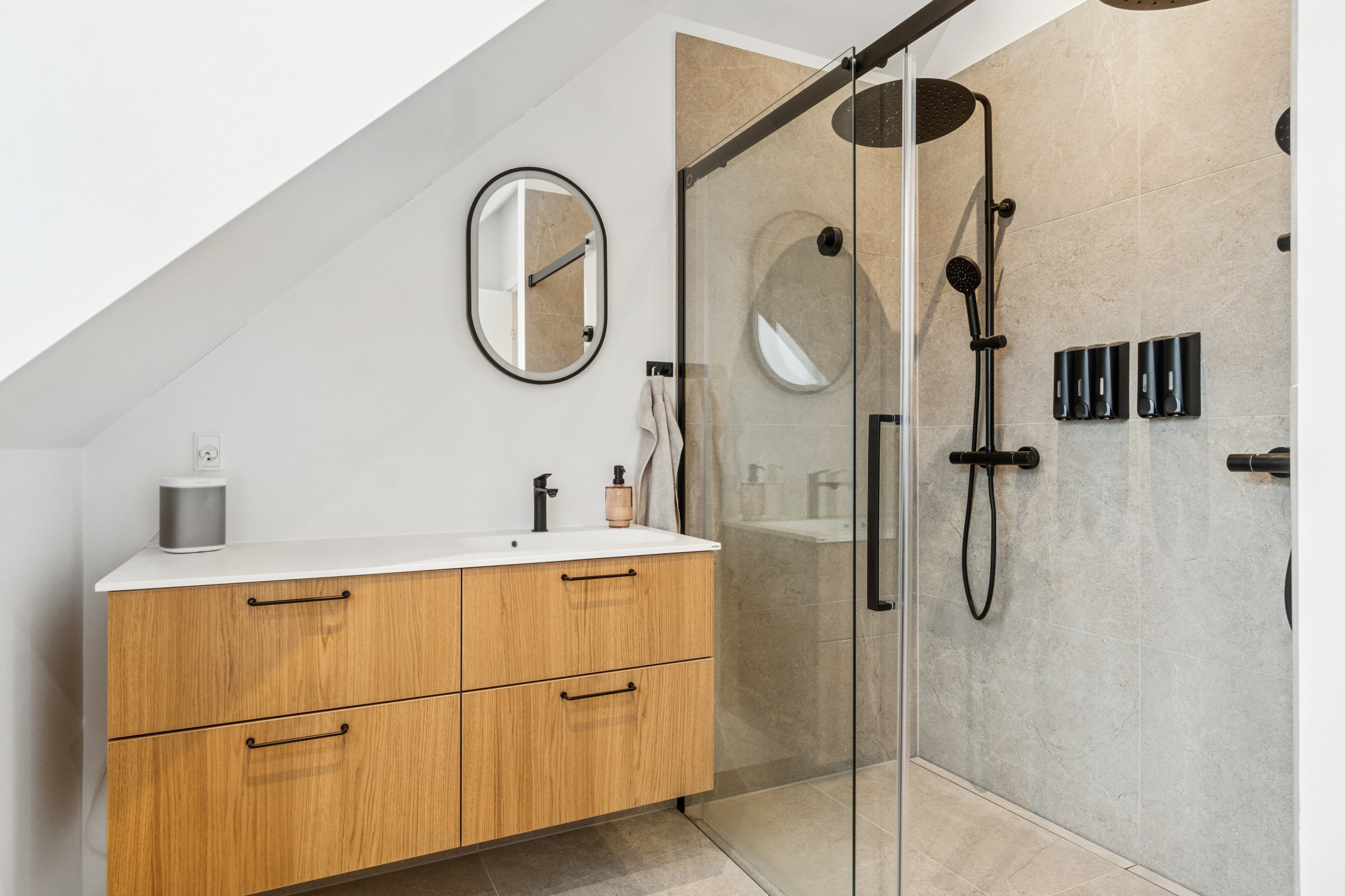 Fremhævet badeværelse billede i fuldskærmstilstand. Billede af Skådevej 5, Skåde, 8270 Højbjerg