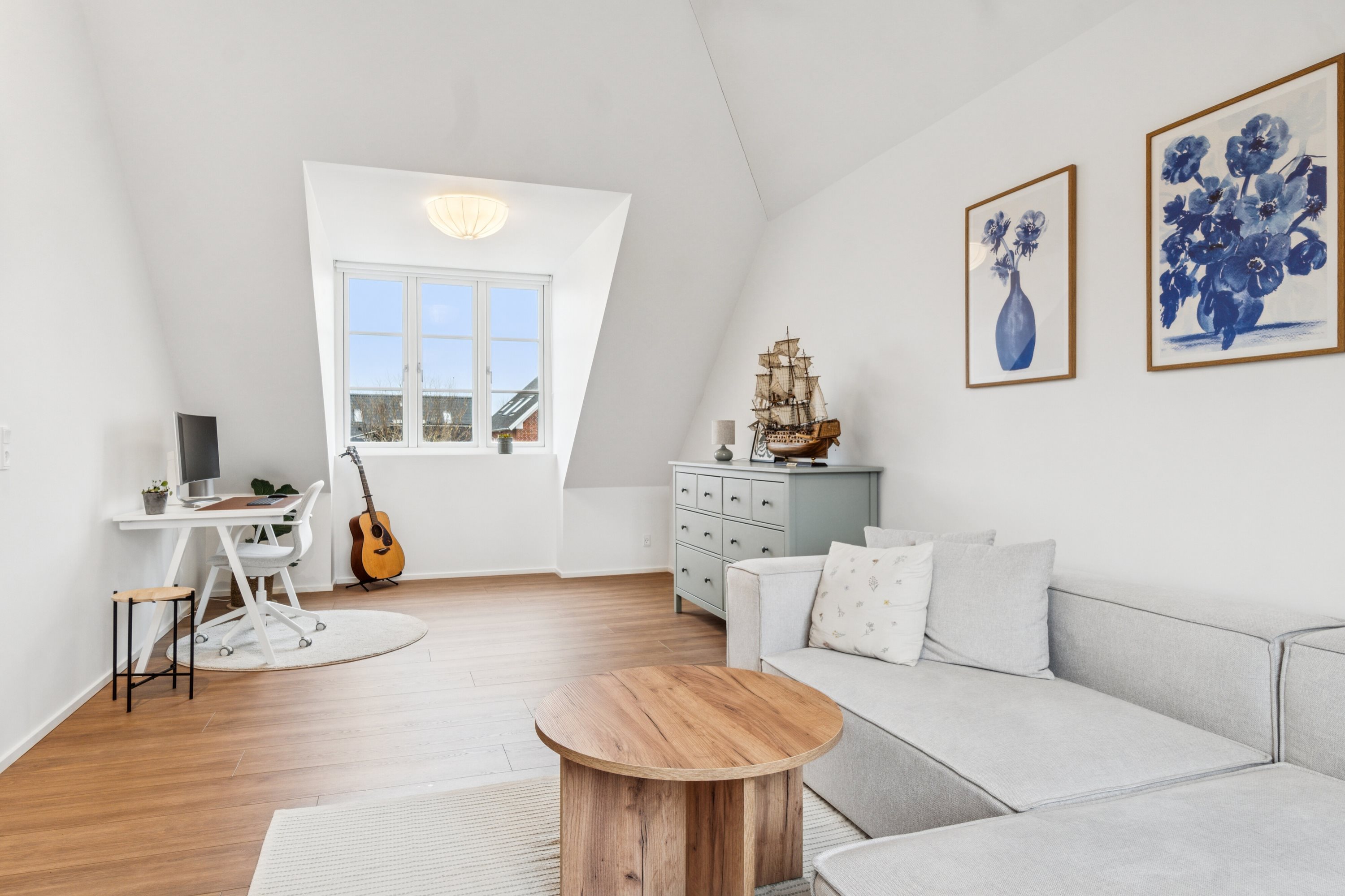 Fremhævet stue billede i fuldskærmstilstand. Billede af Skådevej 5, Skåde, 8270 Højbjerg