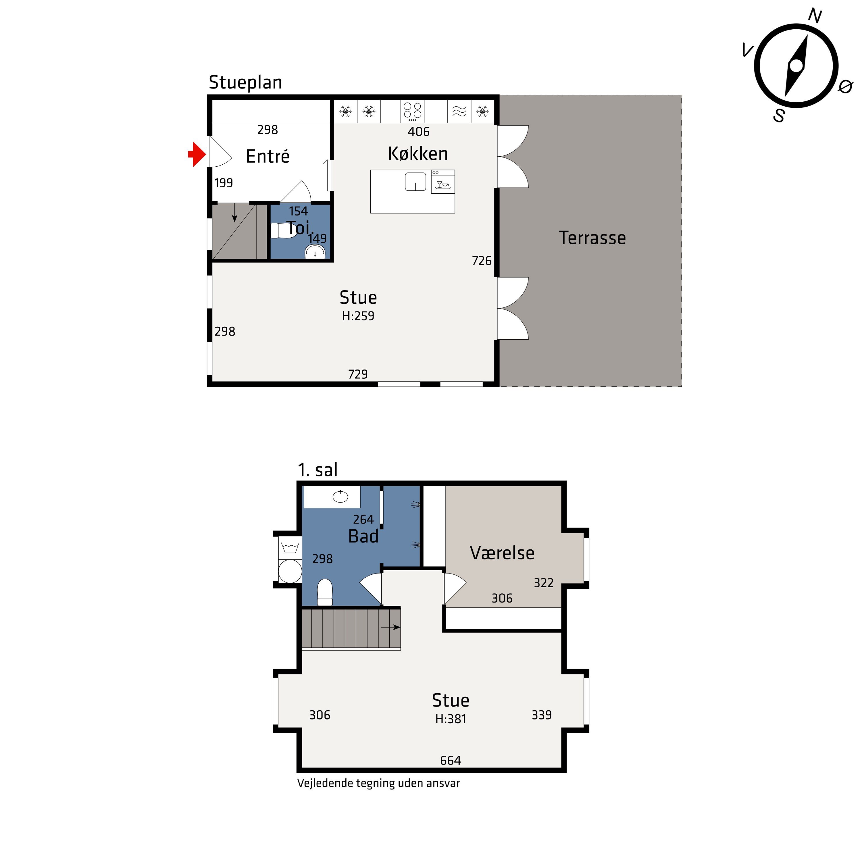 Plantegninger billede af Skådevej 5, Skåde, 8270 Højbjerg