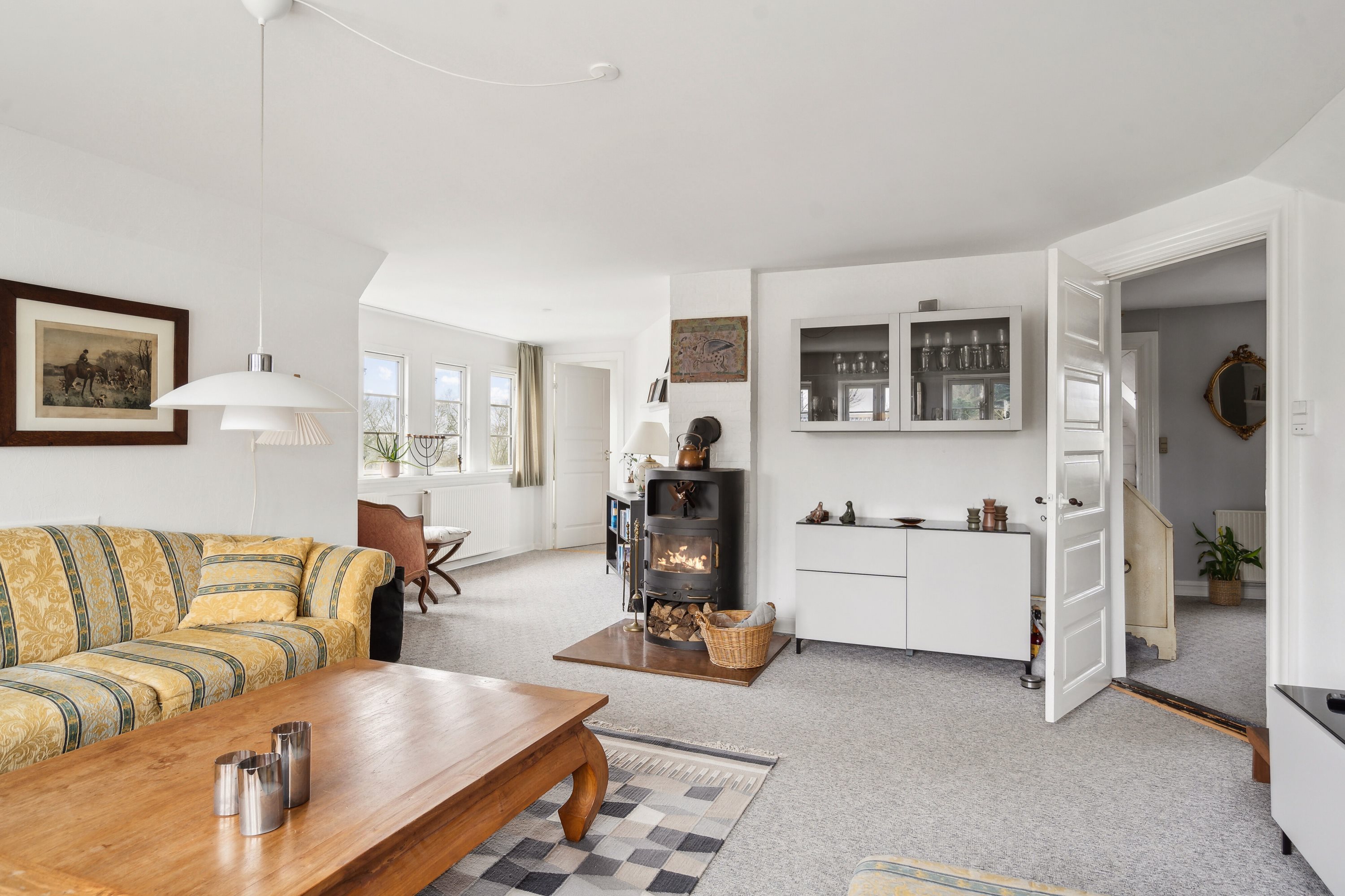 Fremhævet stue billede i fuldskærmstilstand. Billede af Odensevej 14, Verninge, 5690 Tommerup