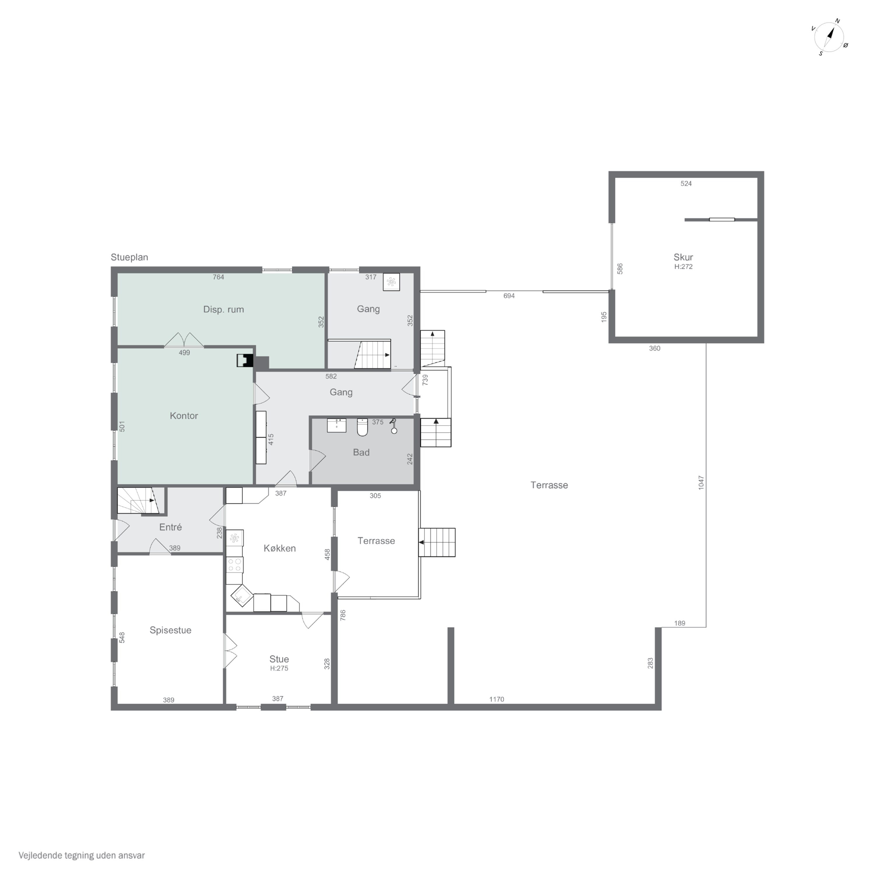 Plantegninger billede af Odensevej 14, Verninge, 5690 Tommerup