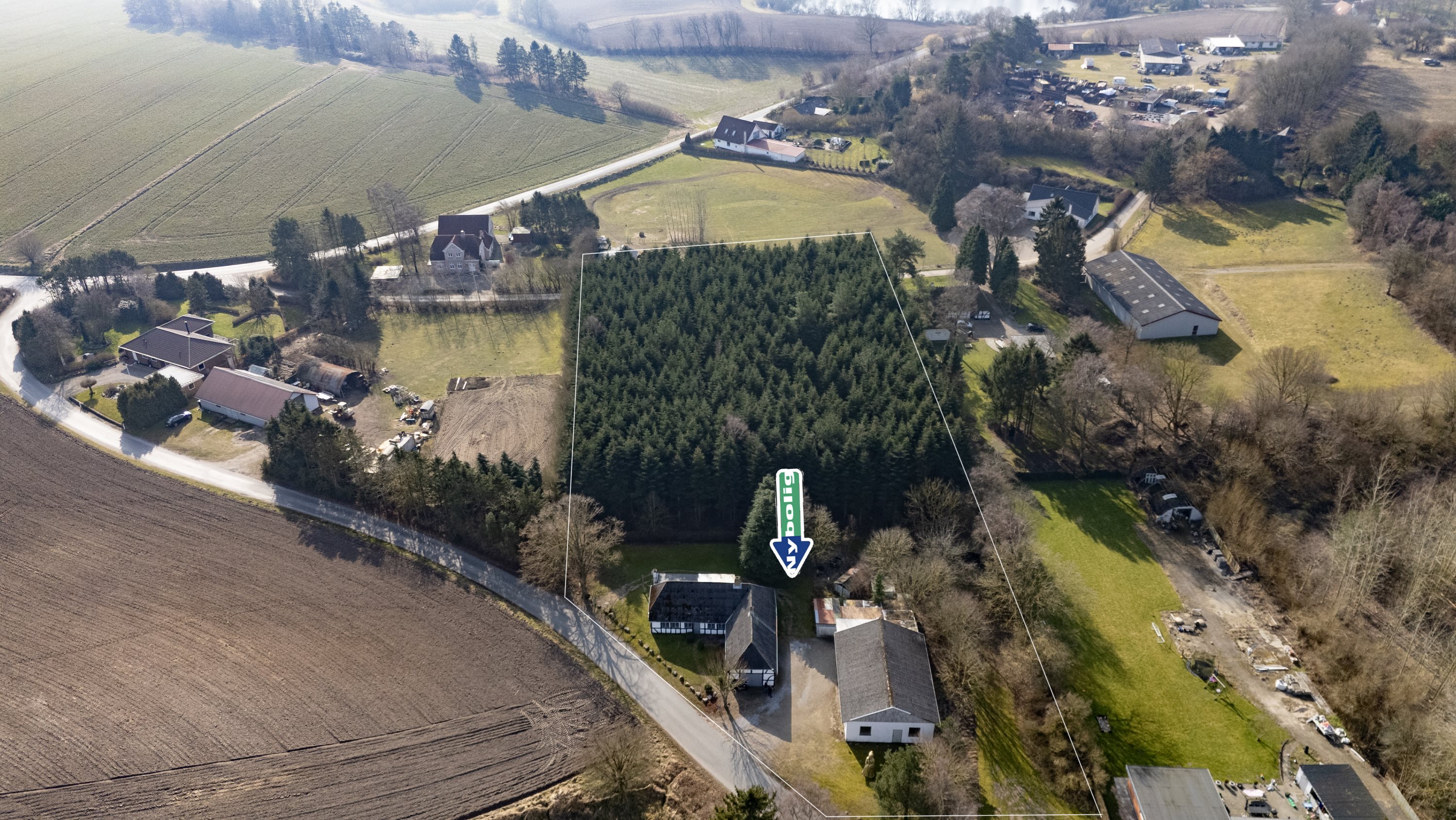 Fremhævet  billede i fuldskærmstilstand. Billede af Hjortegyden 5, Hjerup, 5560 Aarup