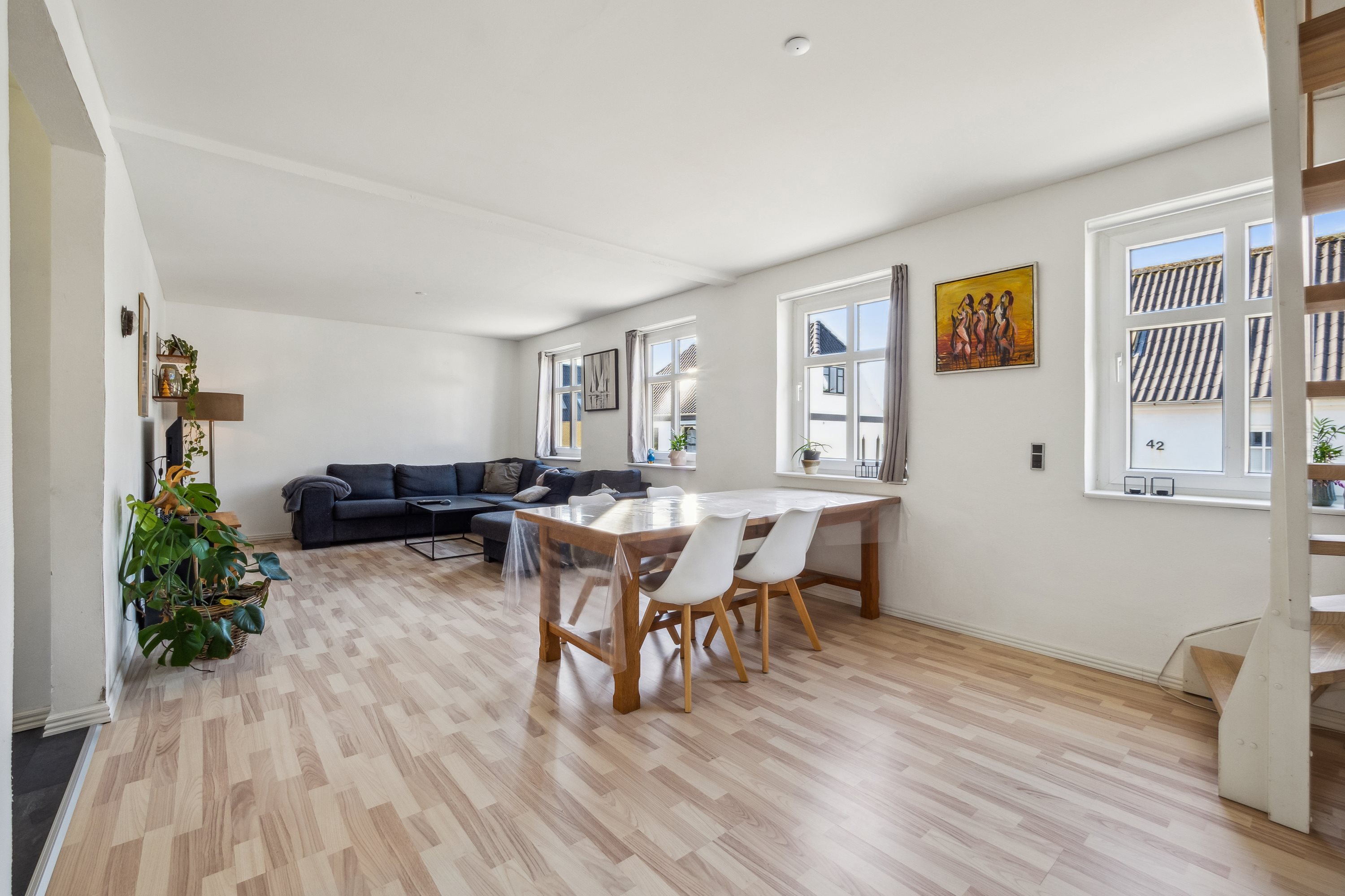 Fremhævet stue billede i fuldskærmstilstand. Billede af Thylandsvej 45, 7700 Thisted