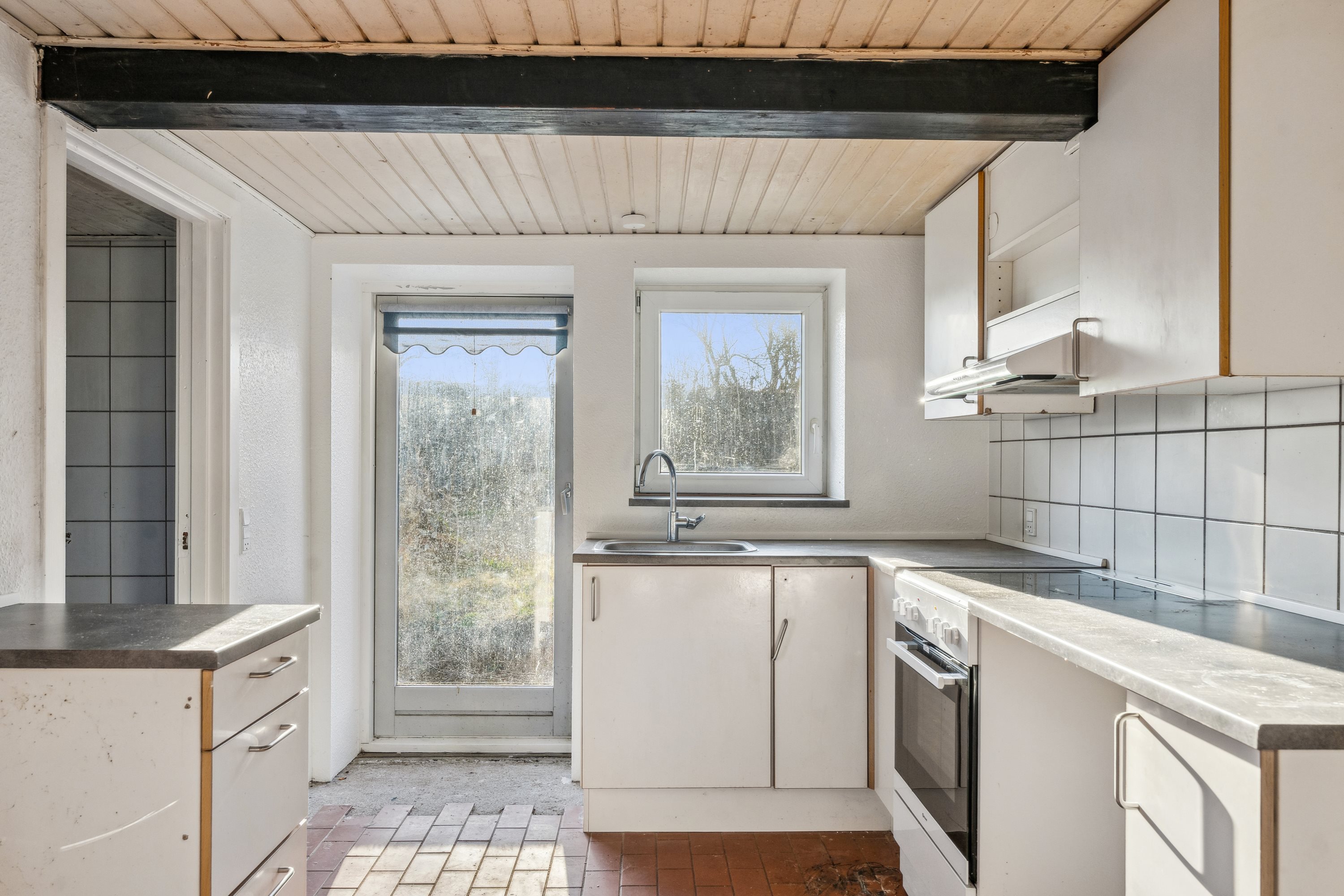 Fremhævet køkken billede i fuldskærmstilstand. Billede af Ærteholmsvej 50, Gjerlev, 8983 Gjerlev J