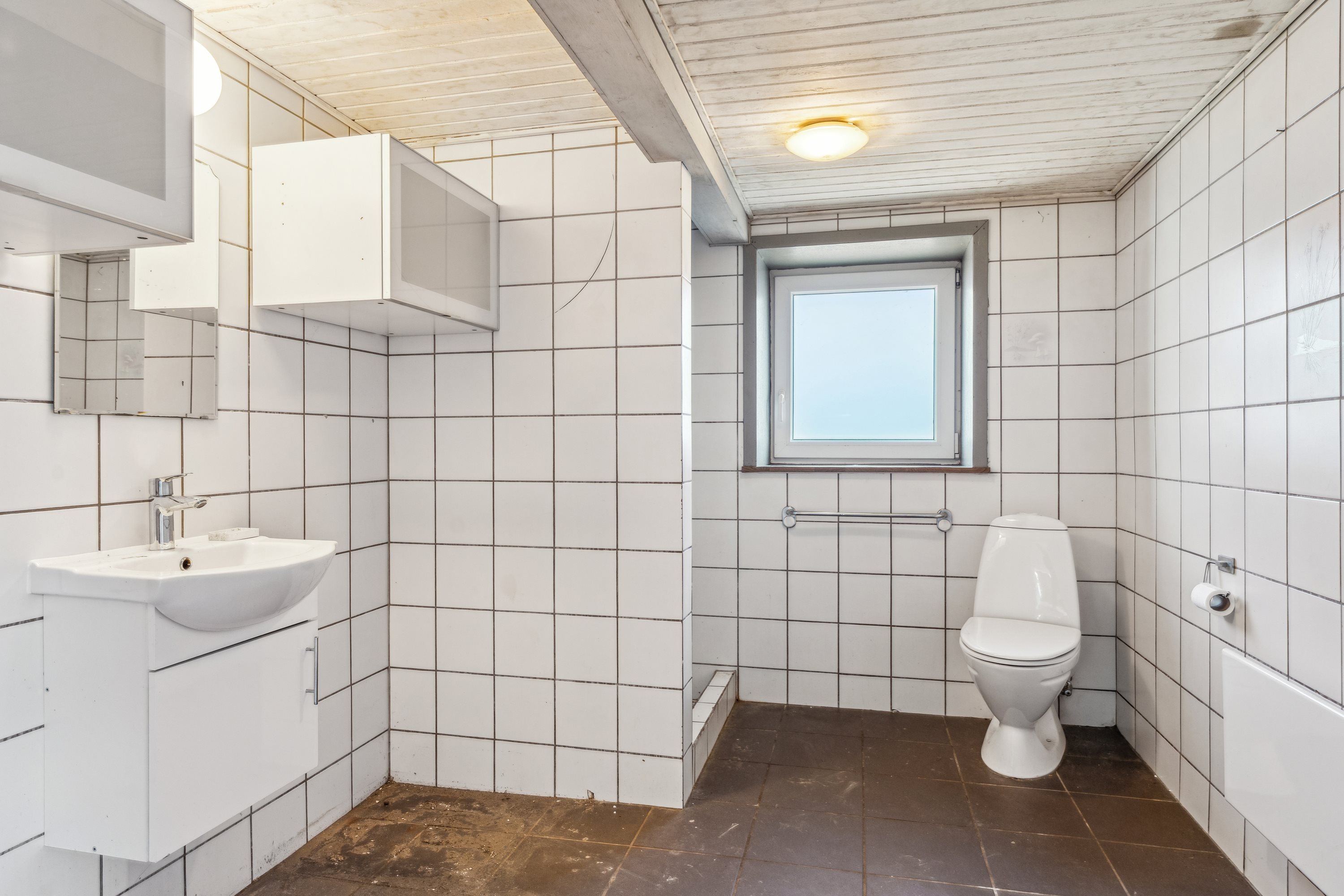 Fremhævet badeværelse billede i fuldskærmstilstand. Billede af Ærteholmsvej 50, Gjerlev, 8983 Gjerlev J