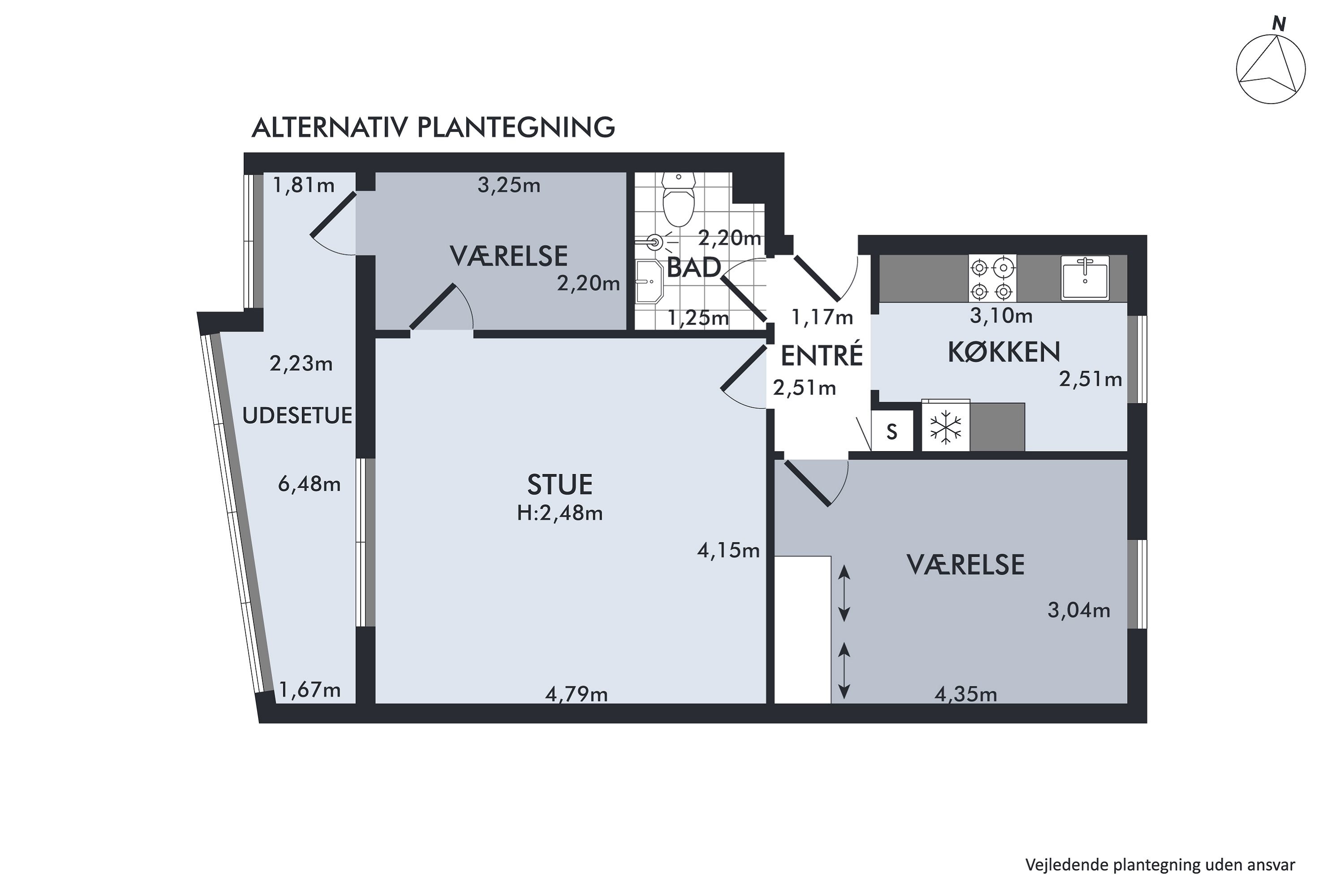 Plantegninger billede af Lathyrusvej 10, 2. tv., 8930 Randers NØ