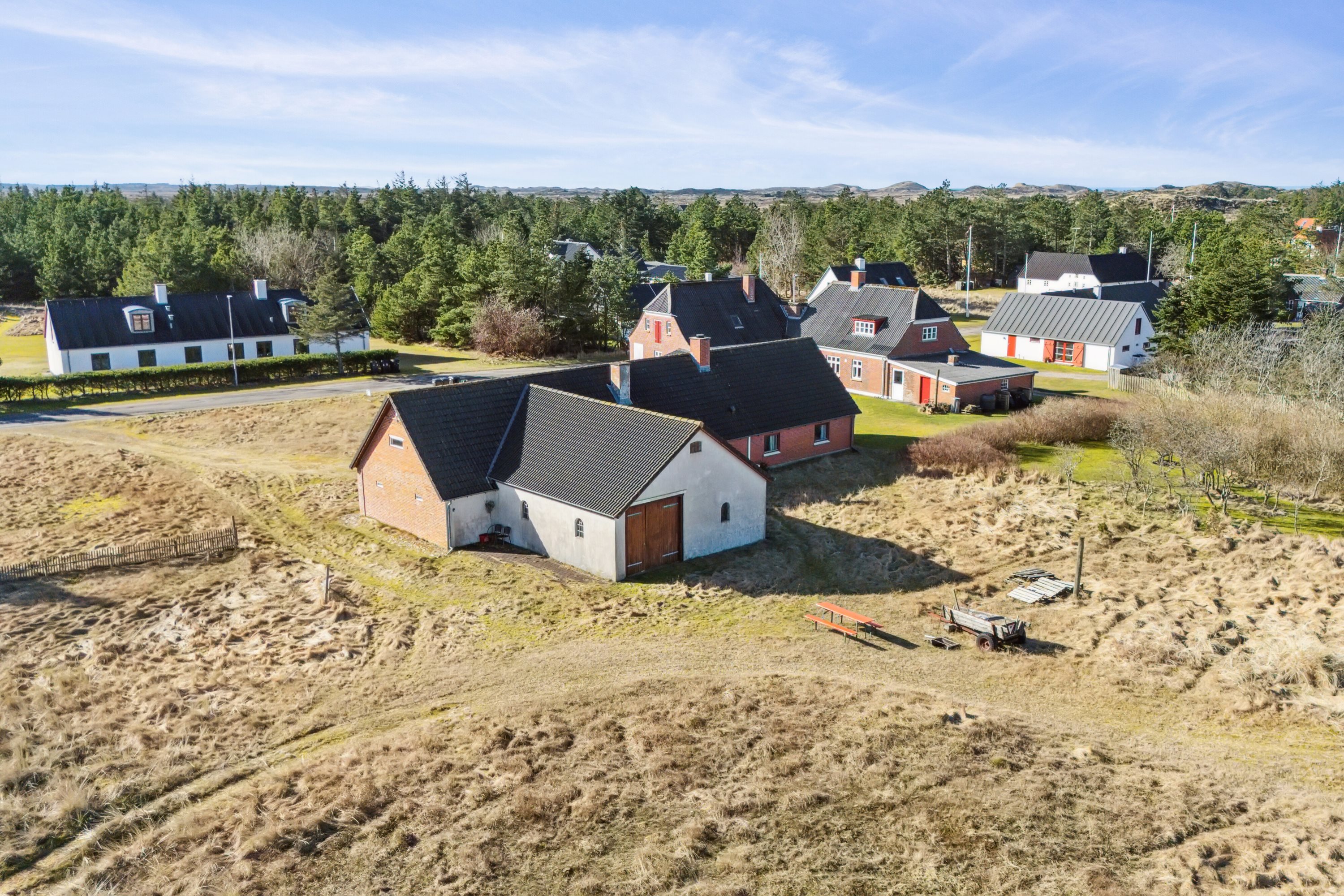 Fremhævet set fra haven billede i fuldskærmstilstand. Billede af Lyngbyvej 24, Lyngby, 7755 Bedsted Thy