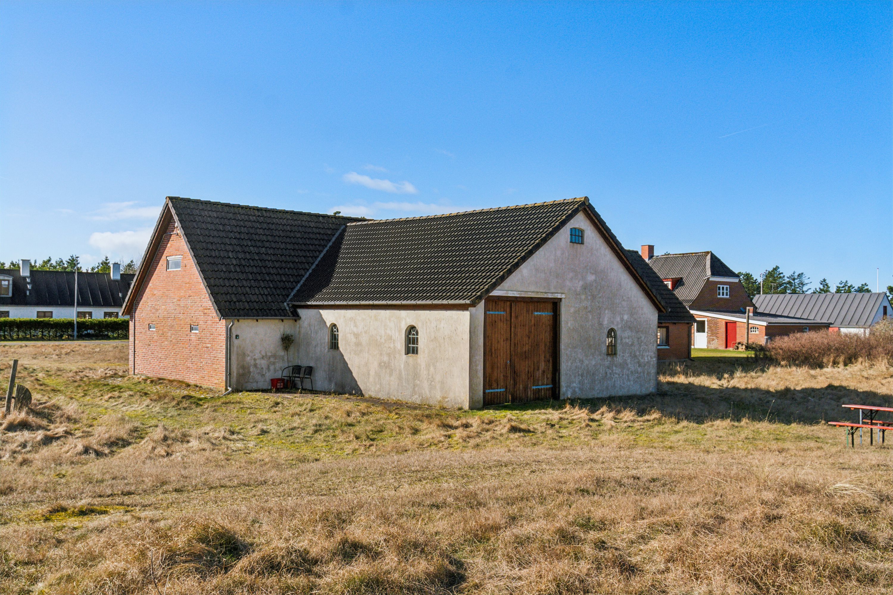 Fremhævet set fra haven billede i fuldskærmstilstand. Billede af Lyngbyvej 24, Lyngby, 7755 Bedsted Thy