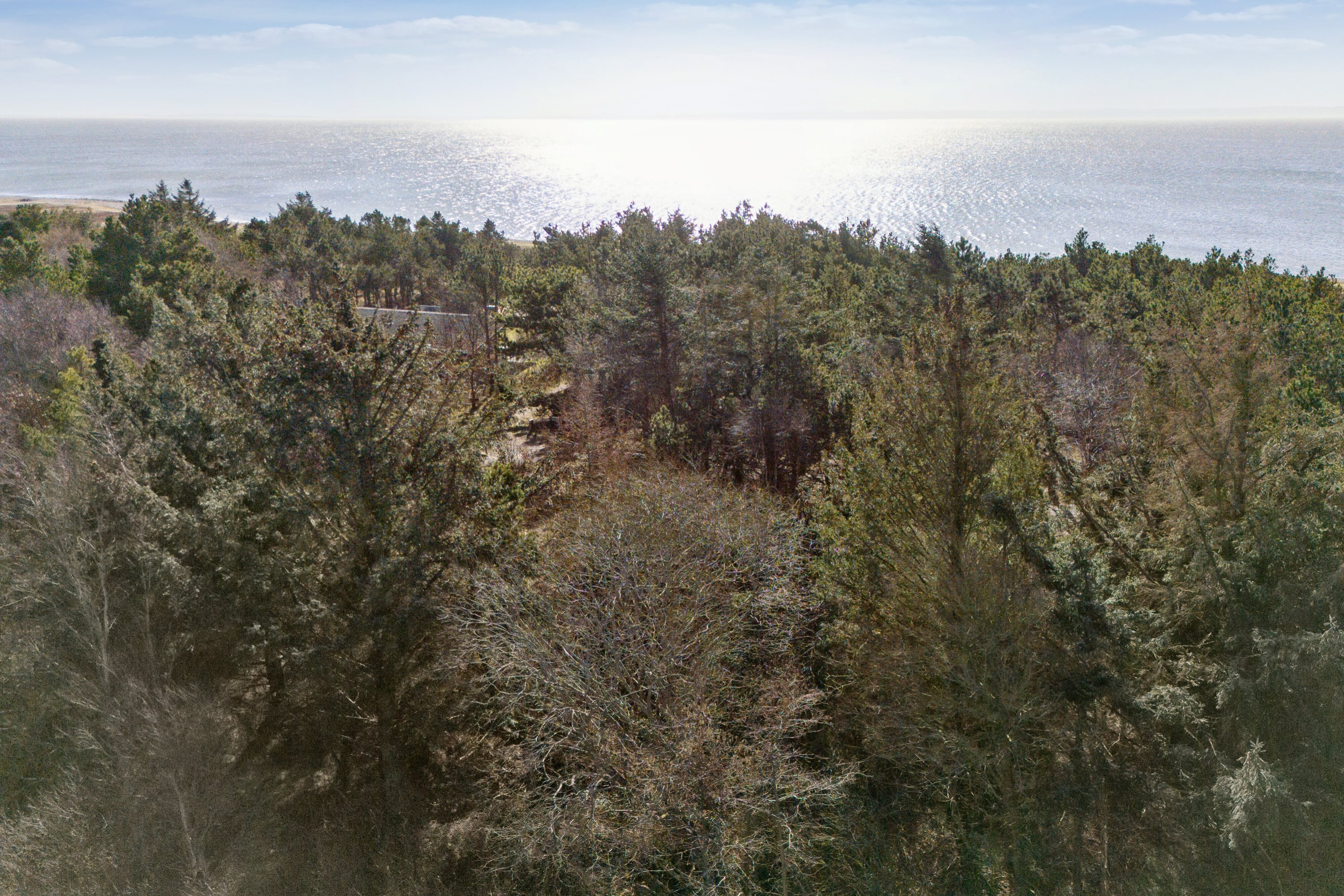 Fremhævet luftfoto billede i fuldskærmstilstand. Billede af Strandskadevej 10, Helligsø, 7760 Hurup Thy