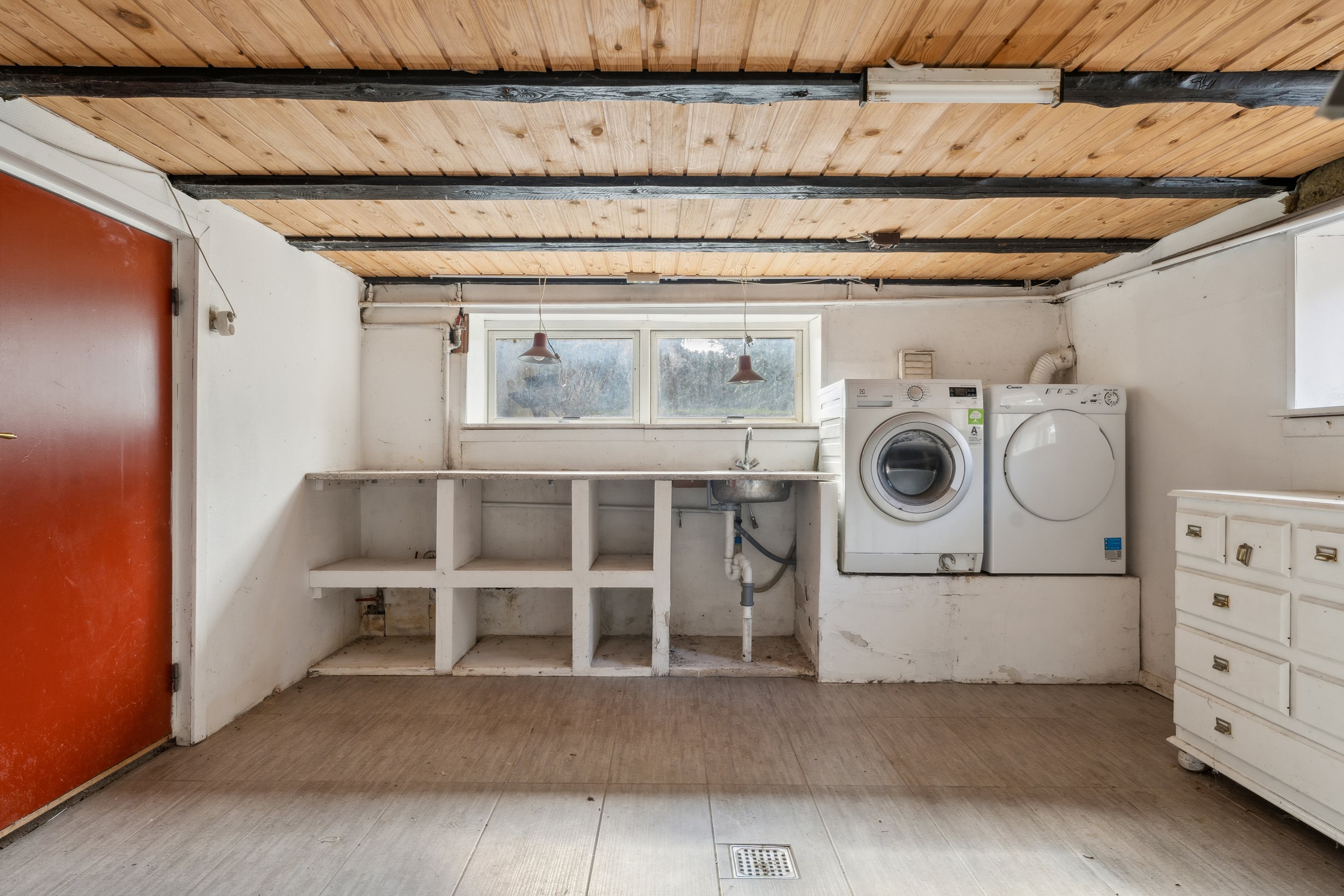 Fremhævet vaskerum billede i fuldskærmstilstand. Billede af Solsortevej 12, 8860 Ulstrup