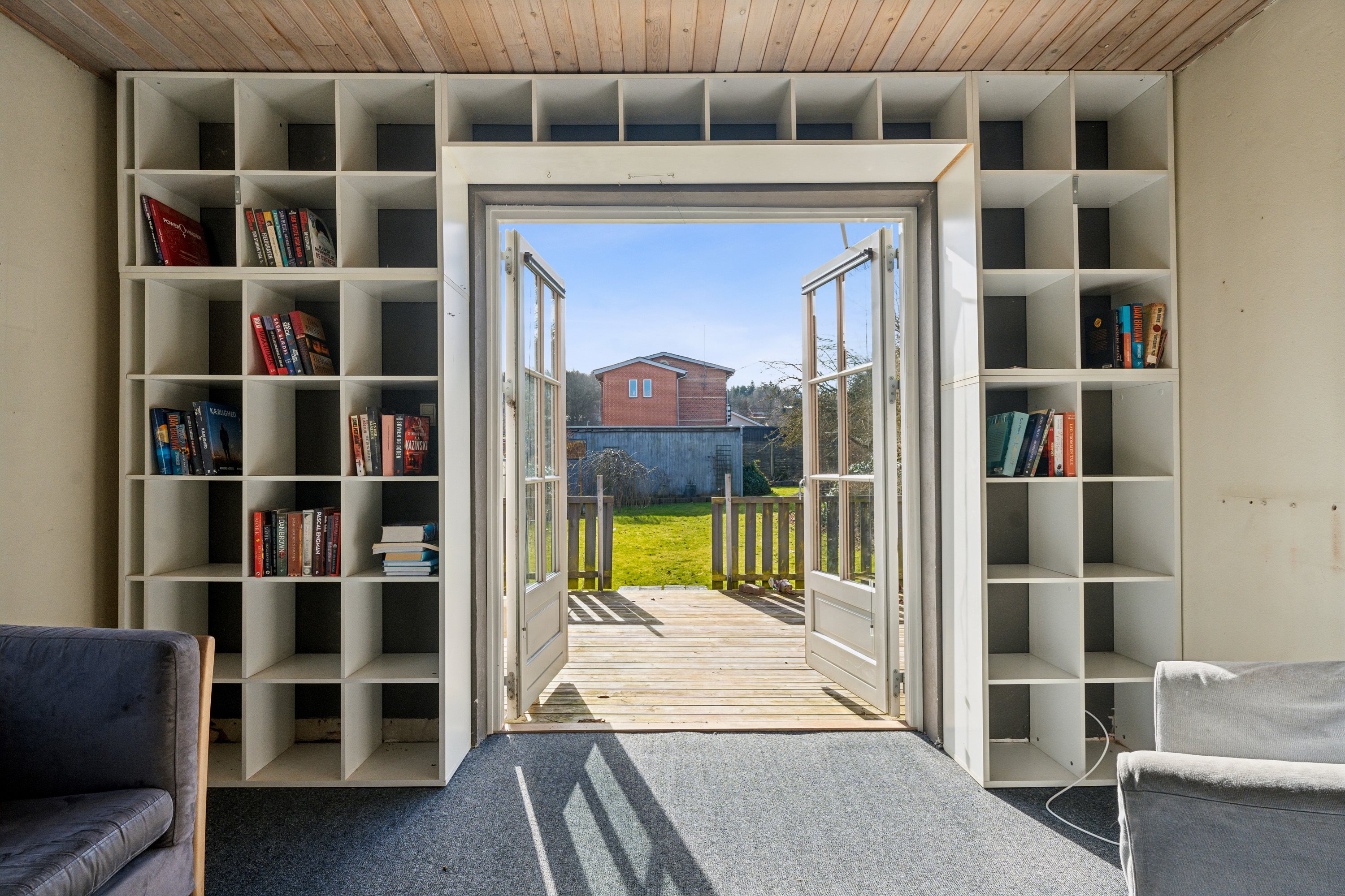 Fremhævet stue billede i fuldskærmstilstand. Billede af Solsortevej 12, 8860 Ulstrup