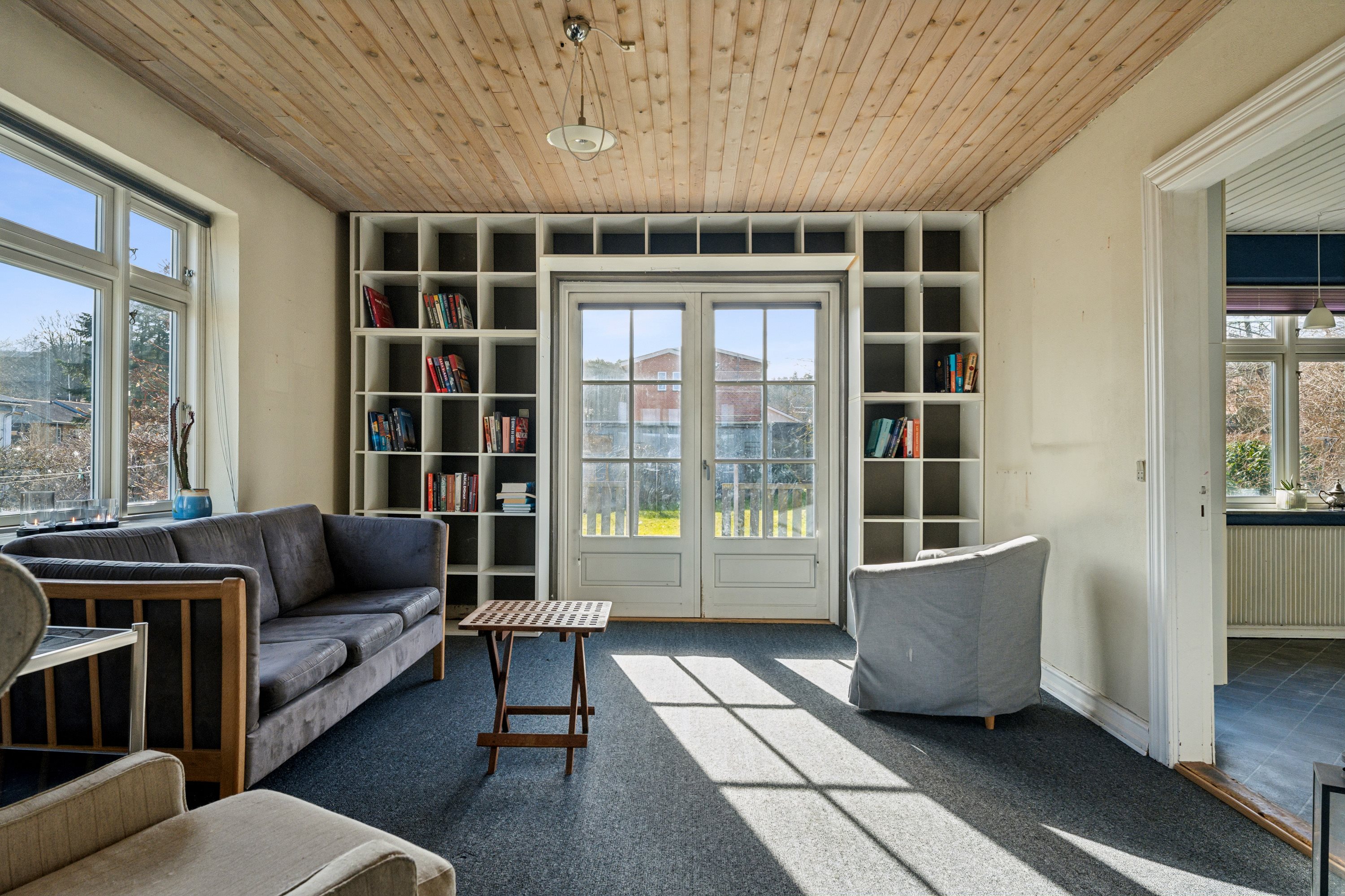 Fremhævet stue billede i fuldskærmstilstand. Billede af Solsortevej 12, 8860 Ulstrup