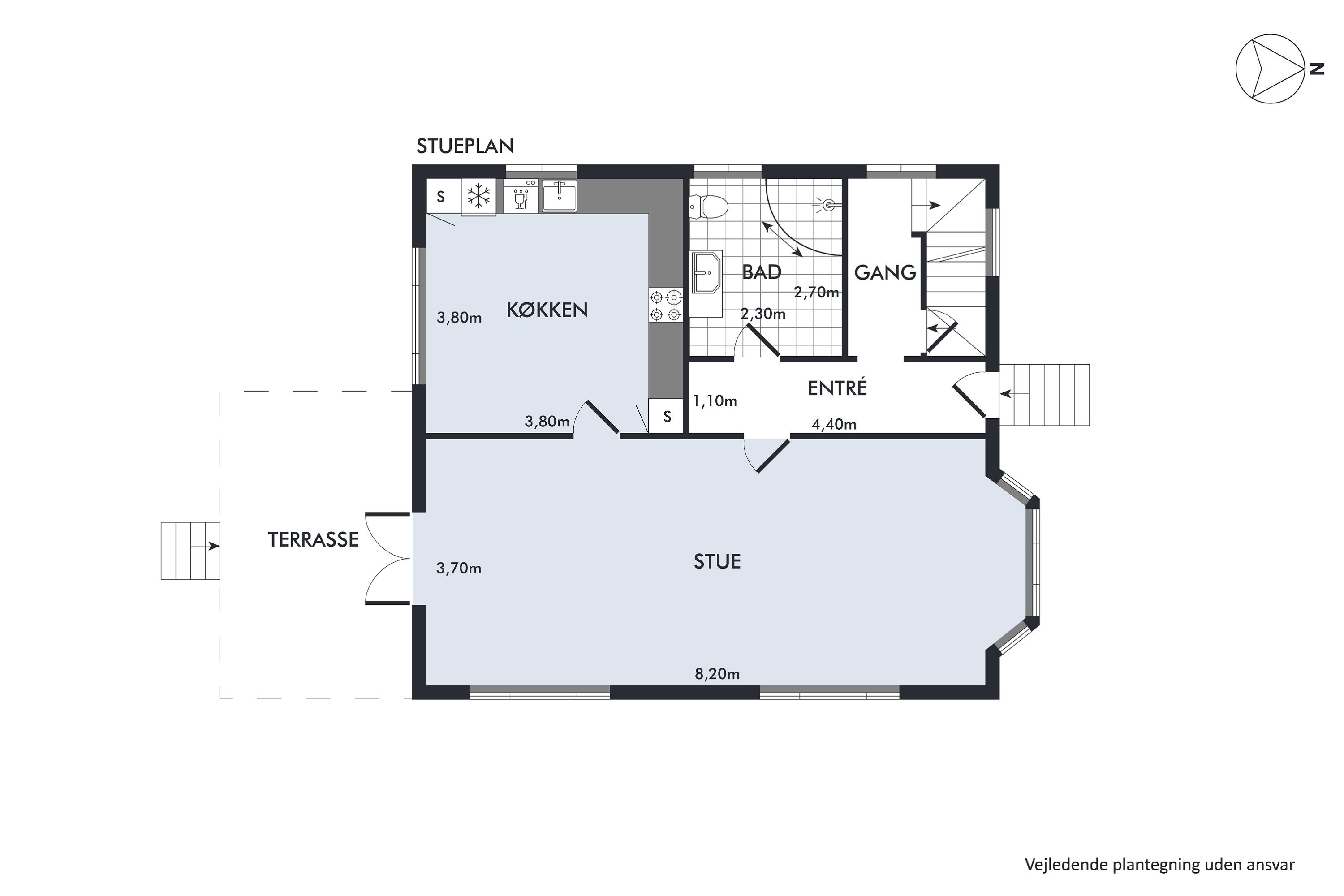 Plantegninger billede af Solsortevej 12, 8860 Ulstrup