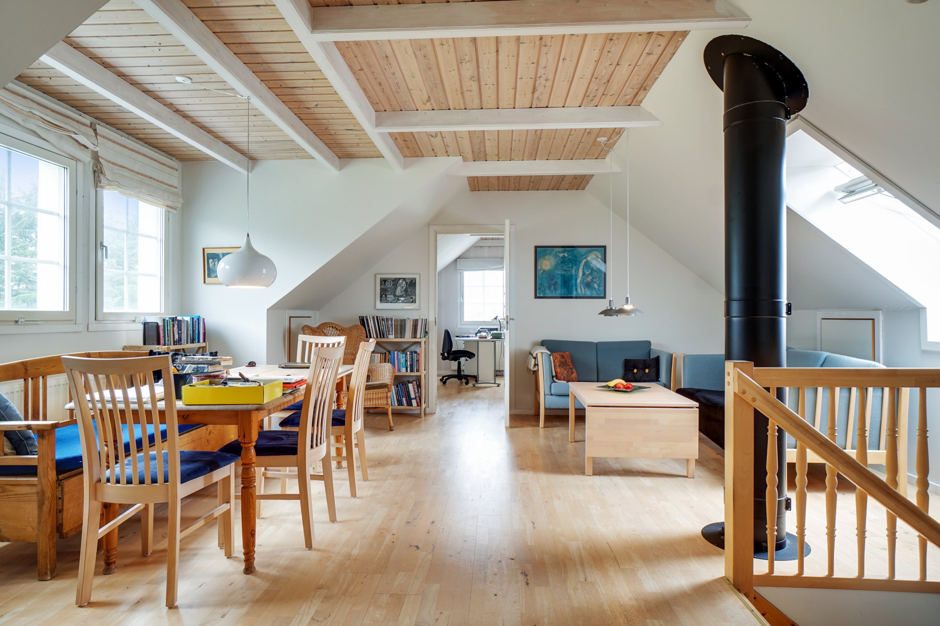 Fremhævet stue billede i fuldskærmstilstand. Billede af Kirkevej 34, 7741 Frøstrup