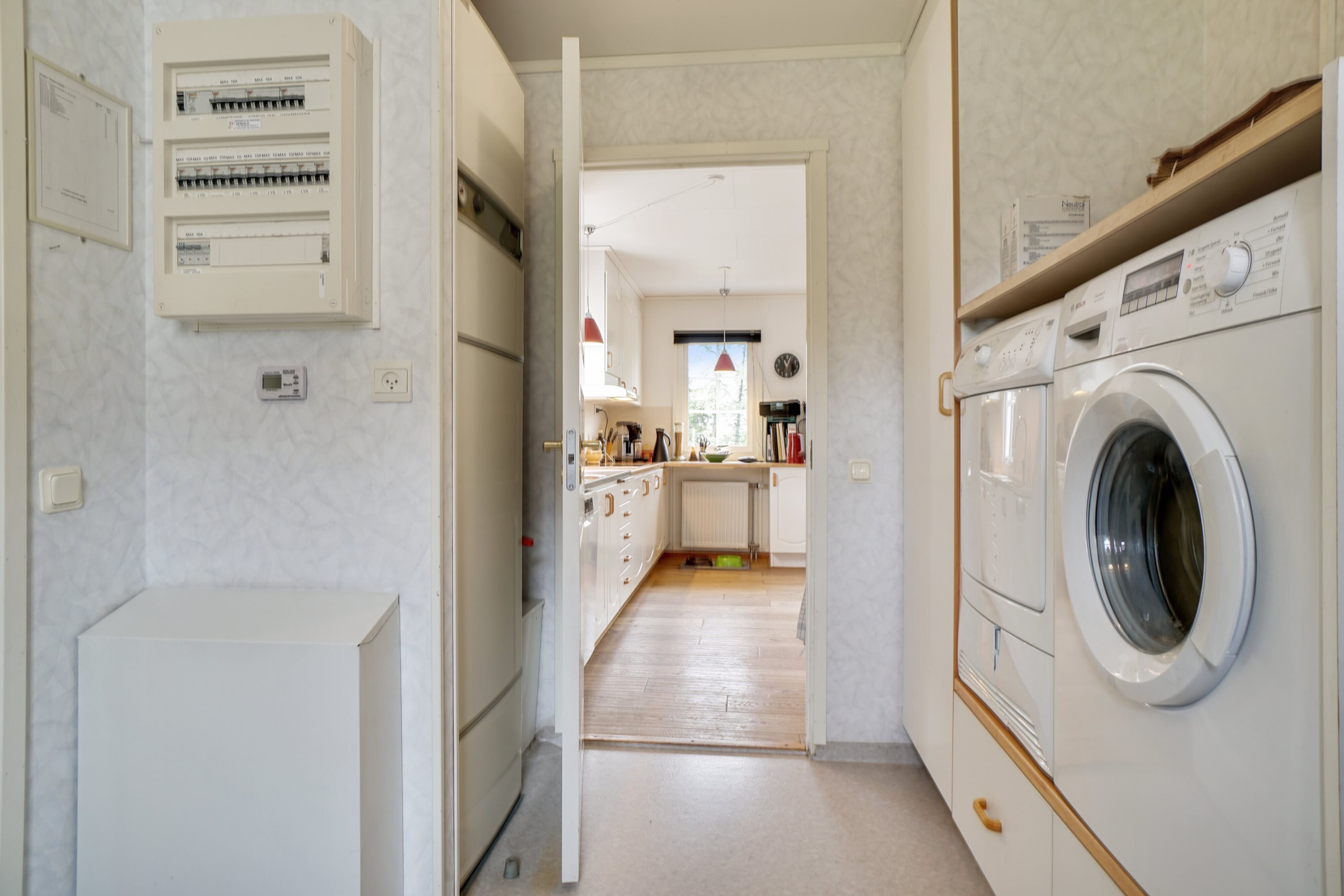 Fremhævet vaskerum billede i fuldskærmstilstand. Billede af Kirkevej 34, 7741 Frøstrup
