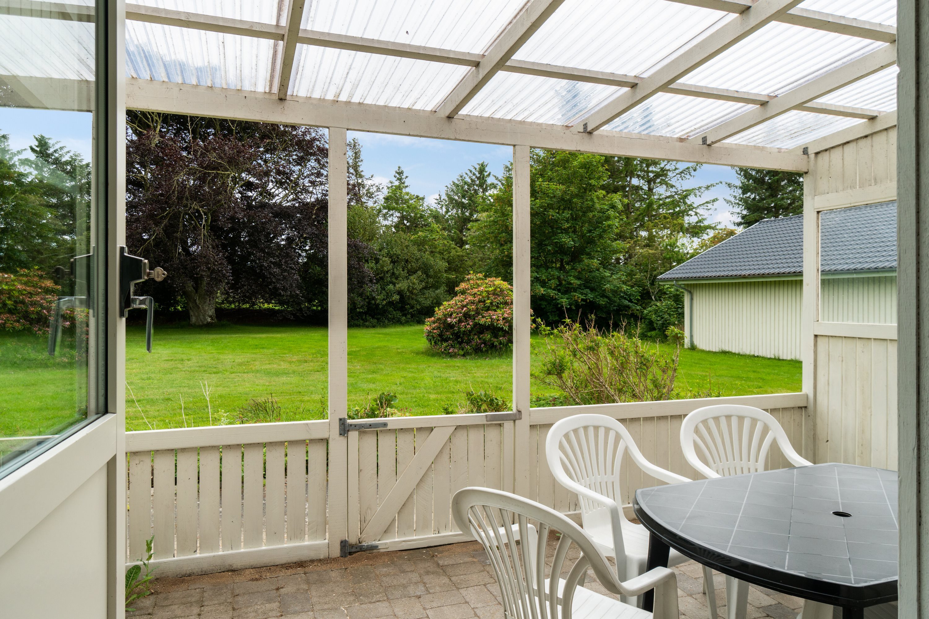 Fremhævet terrasse billede i fuldskærmstilstand. Billede af Kirkevej 34, 7741 Frøstrup